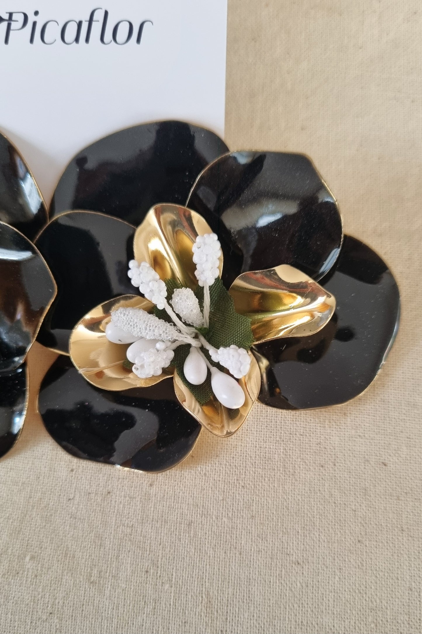 Aros Maxiflor negro