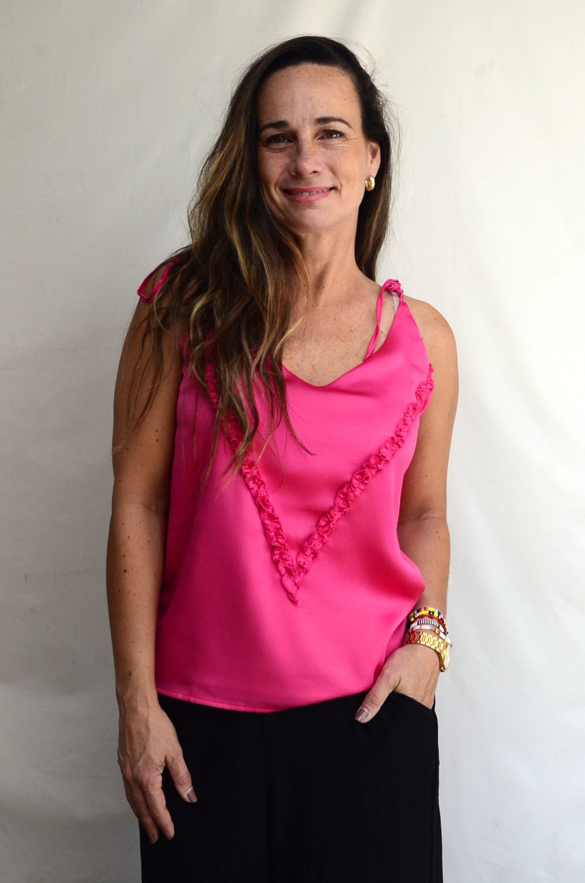 Polera Pali Magenta Básica