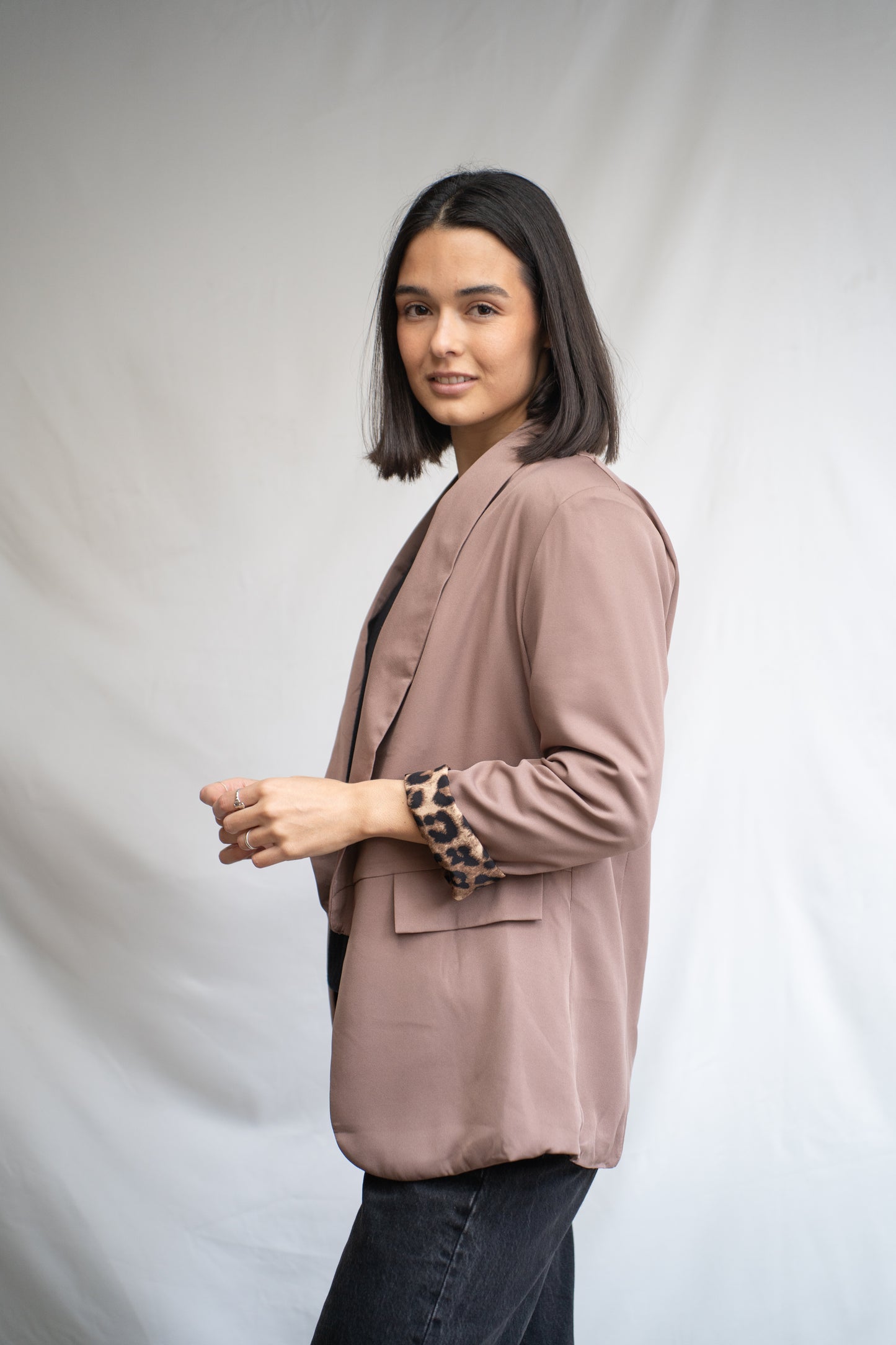 Blazer Dual Choco Print