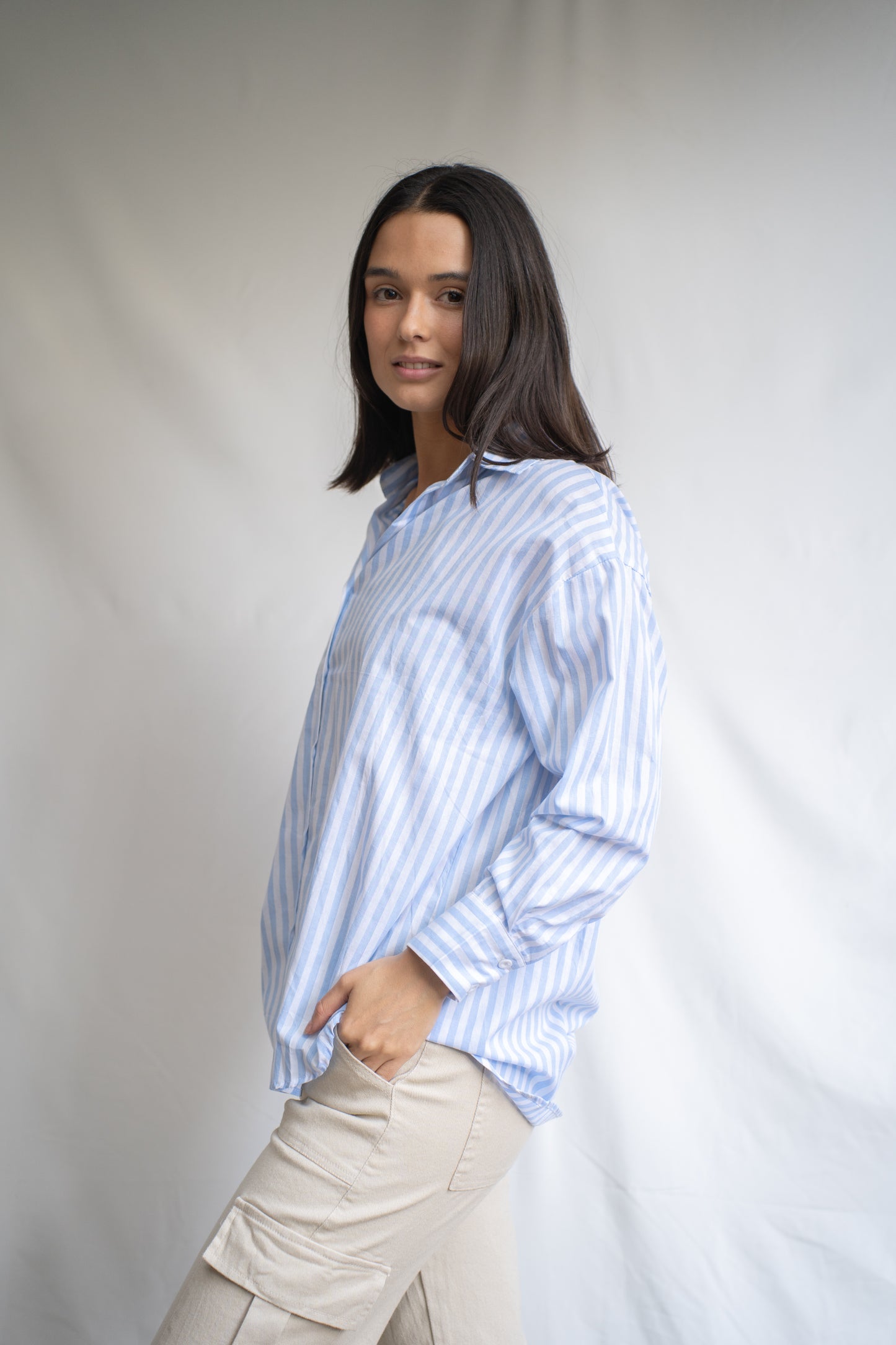 Blusa Carla Celeste Rayas-Blusa-Picaflor