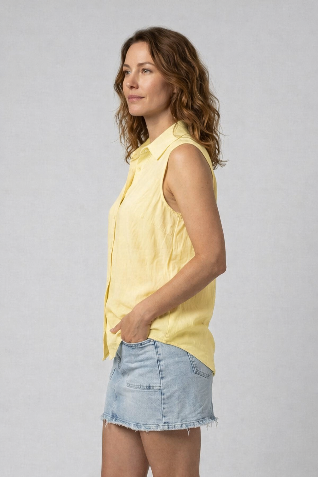 Blusa Claxon Amarillo
