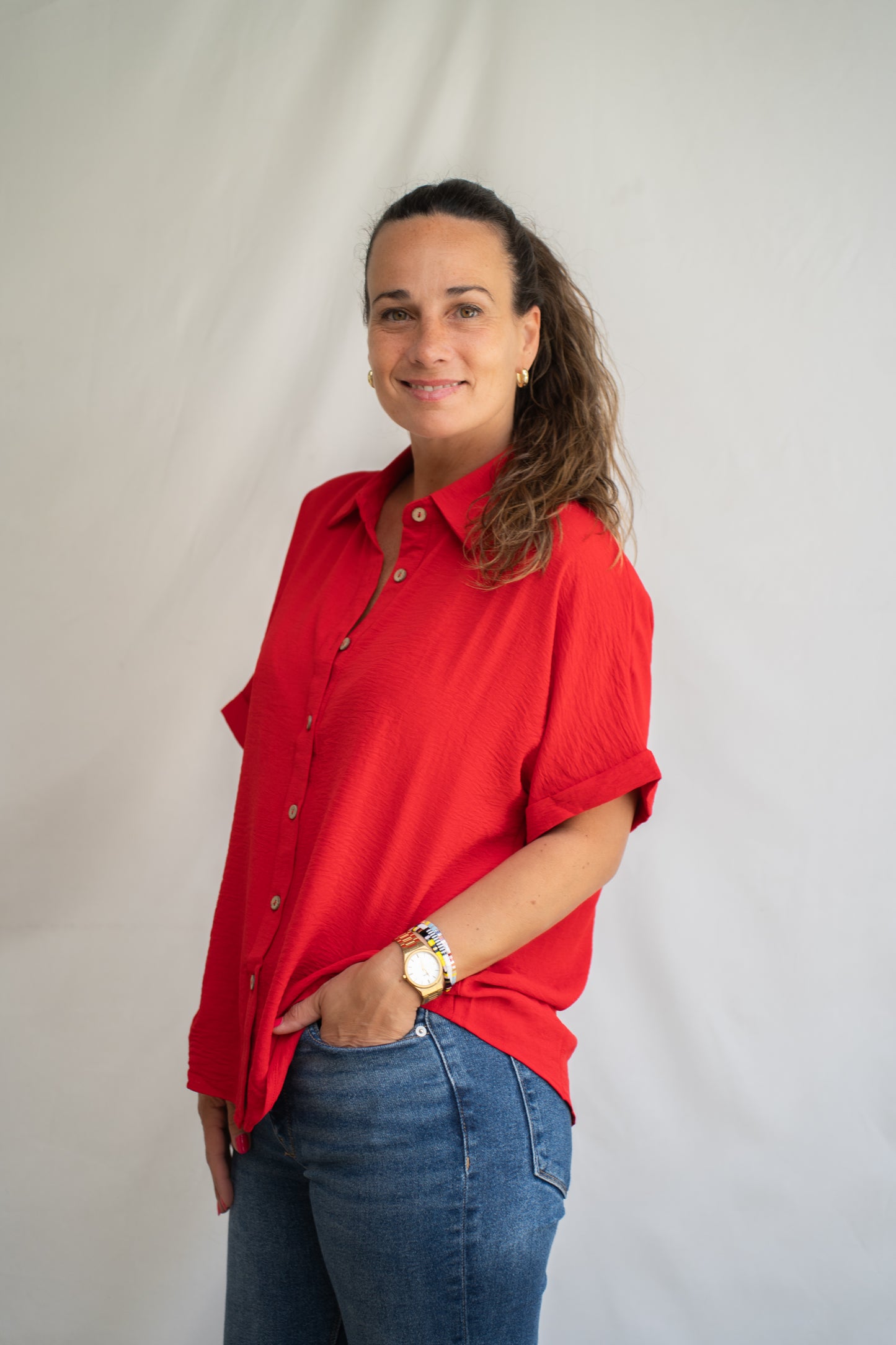 Blusa Mary roja