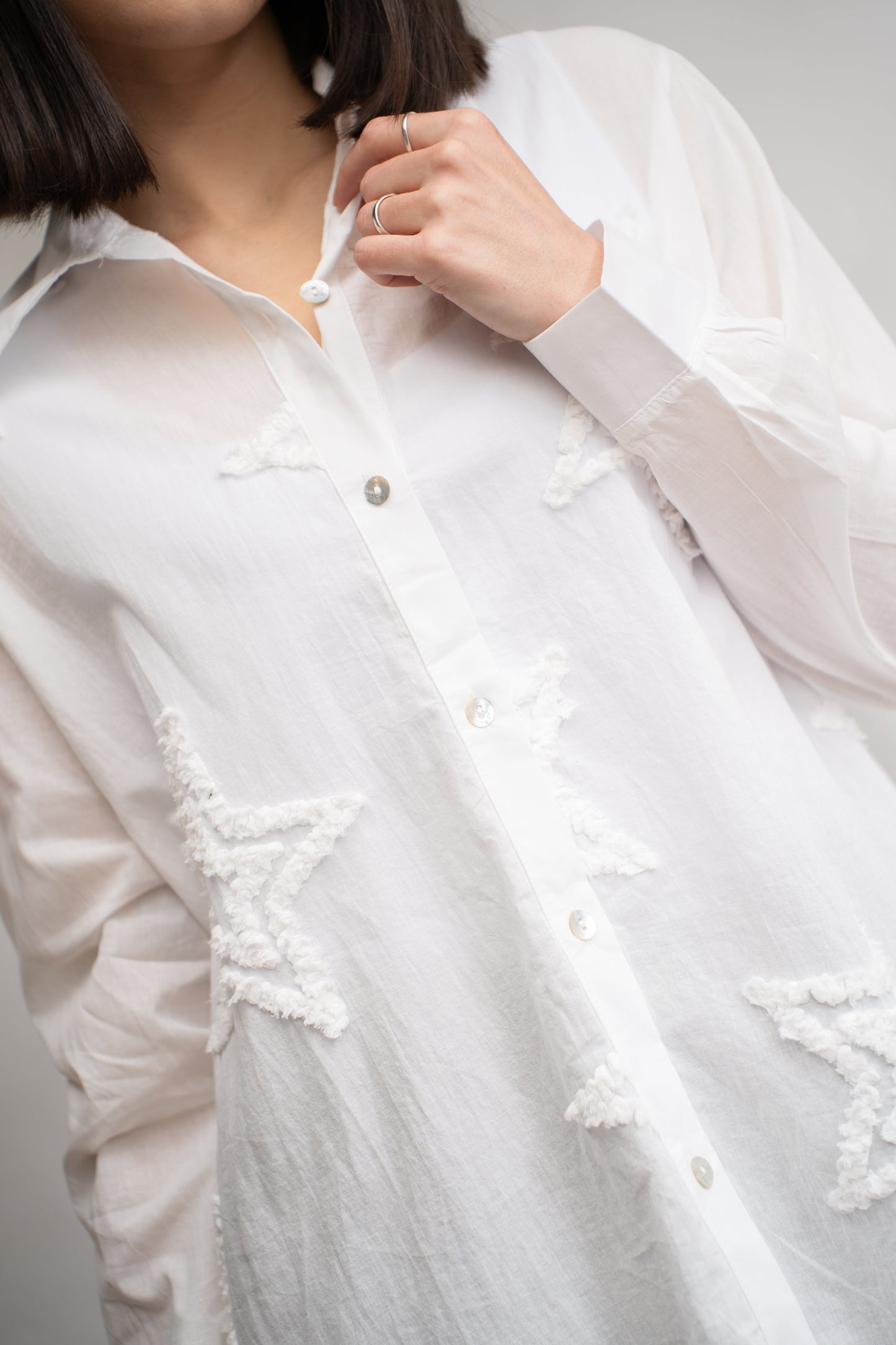Blusa Molly Blanca Aplicaciones-Blusa-Picaflor