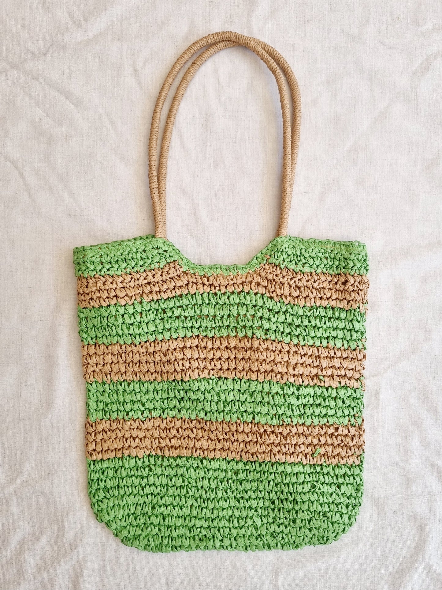 Bolso de Mano Malti Verde Yute