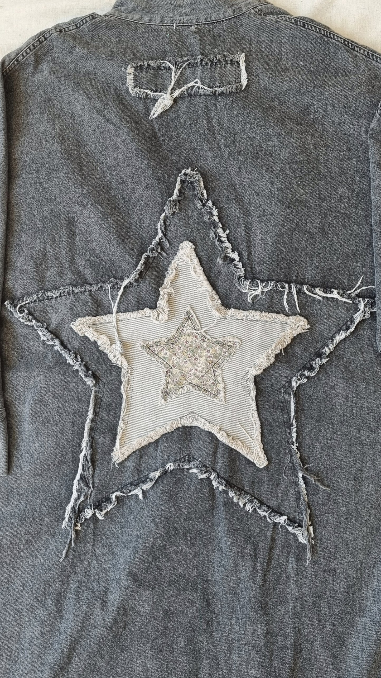 Chaqueta Garza Negra Denim