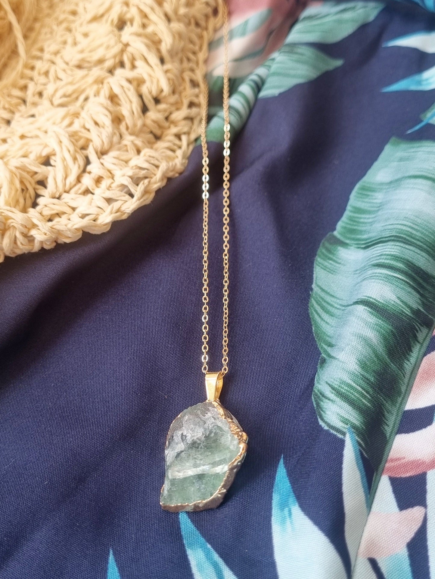 Collar Aventurina Dorada L