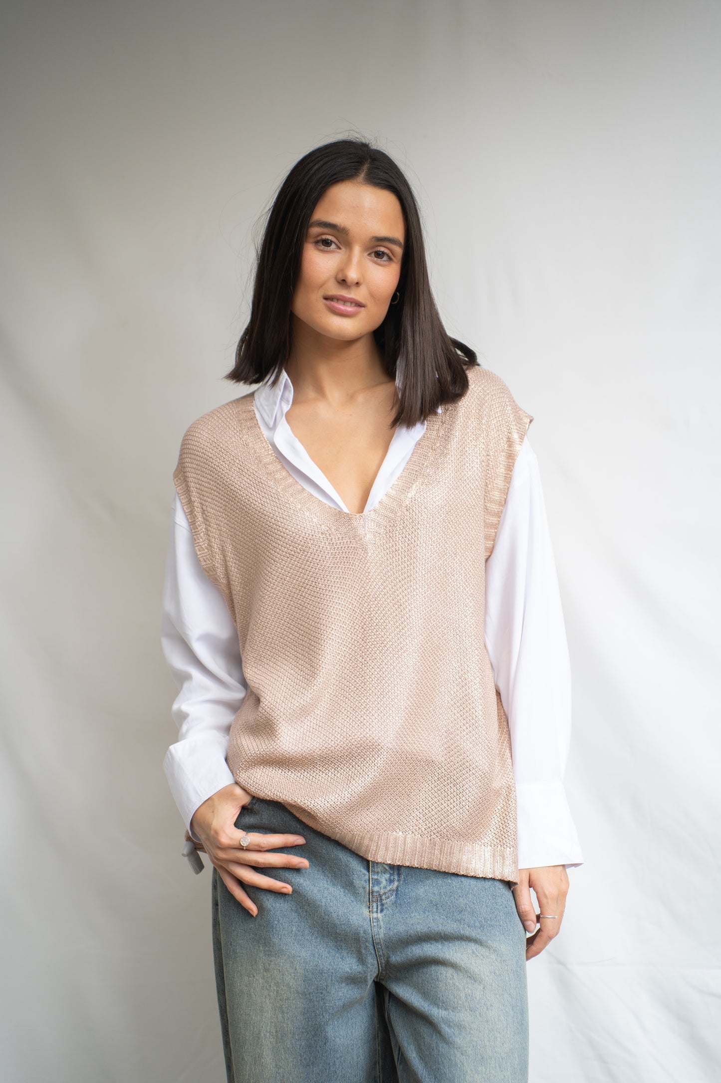 Chaleco Vesubio Beige