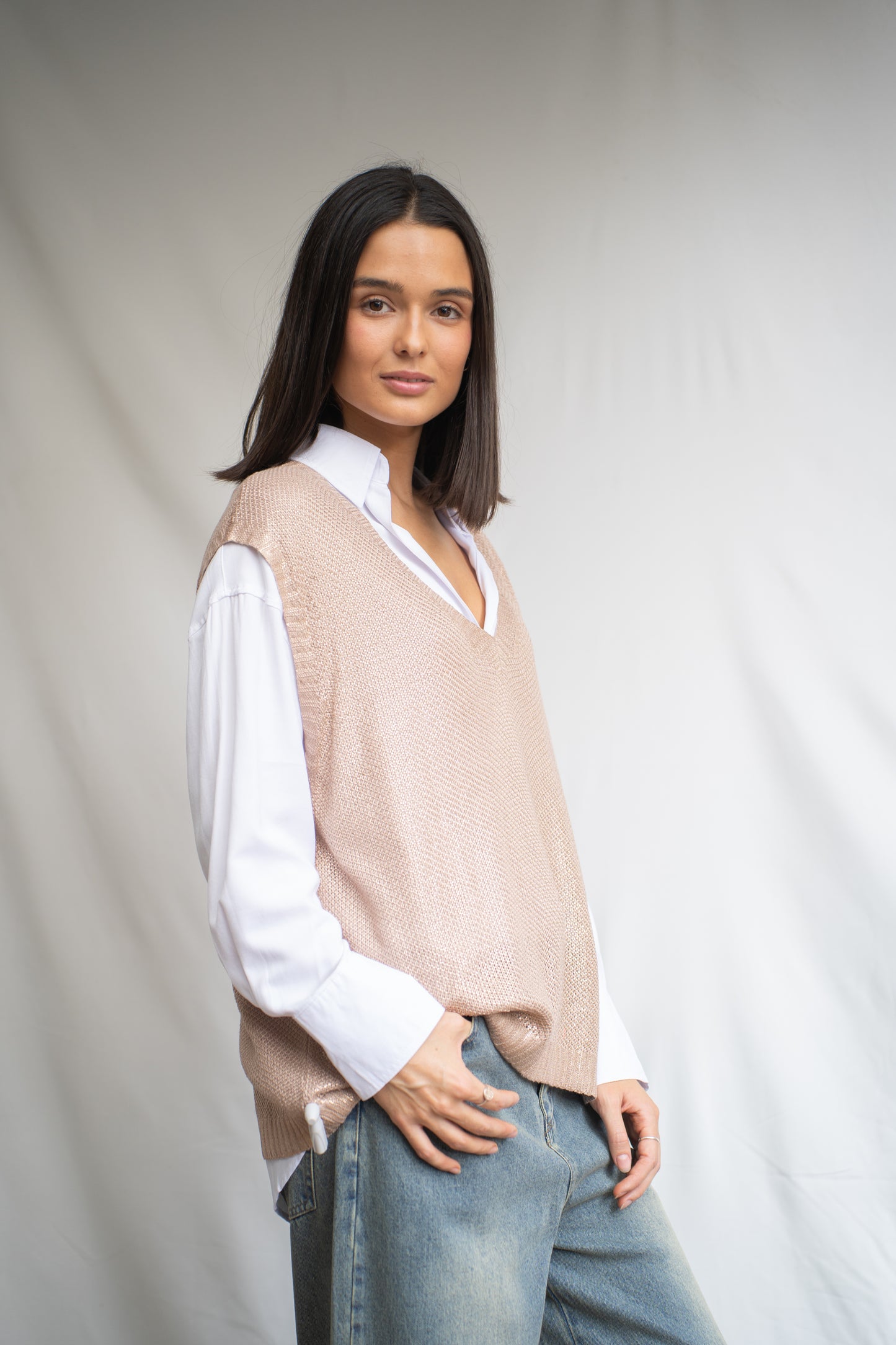 Chaleco Vesubio Beige