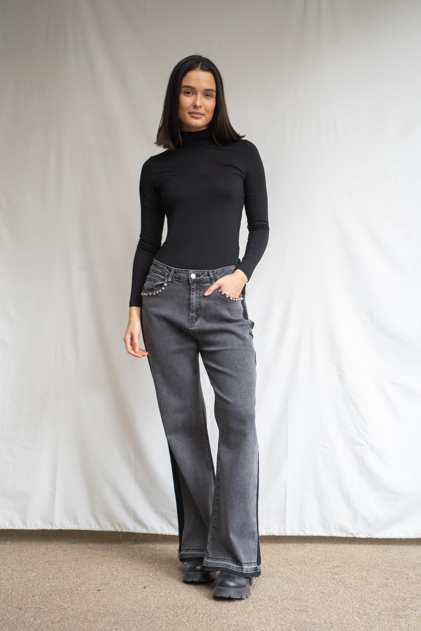 Jeans Lini Negro