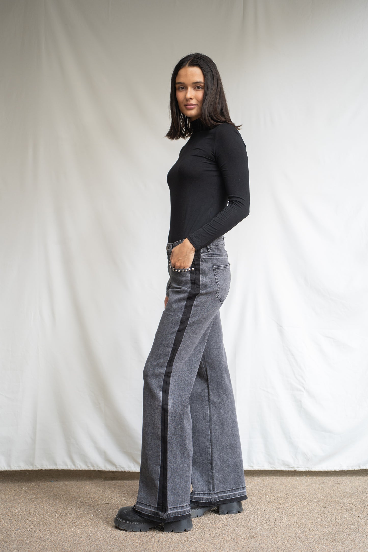 Jeans Lini Negro
