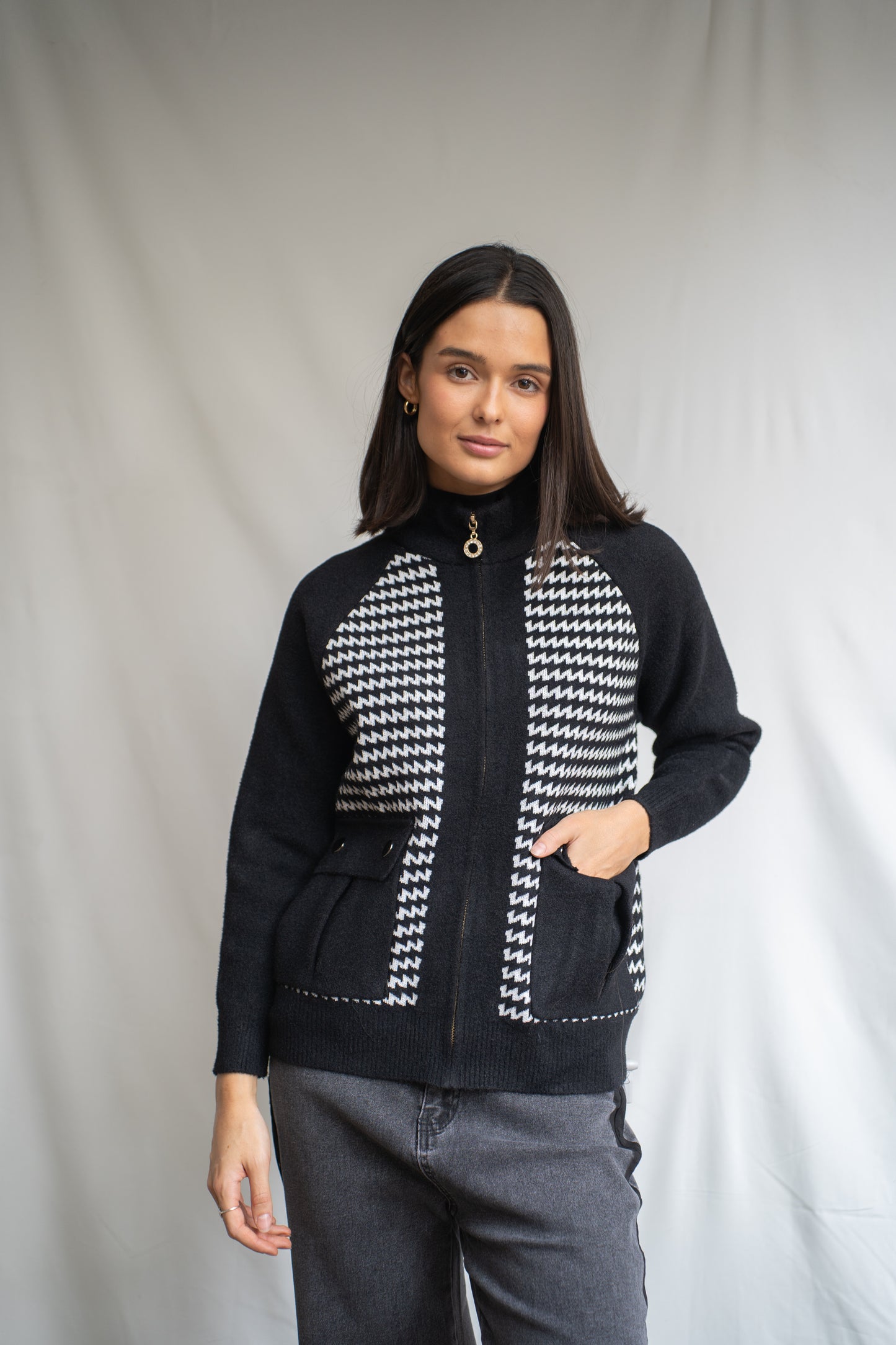 Chaqueta Camile Negra Diseño