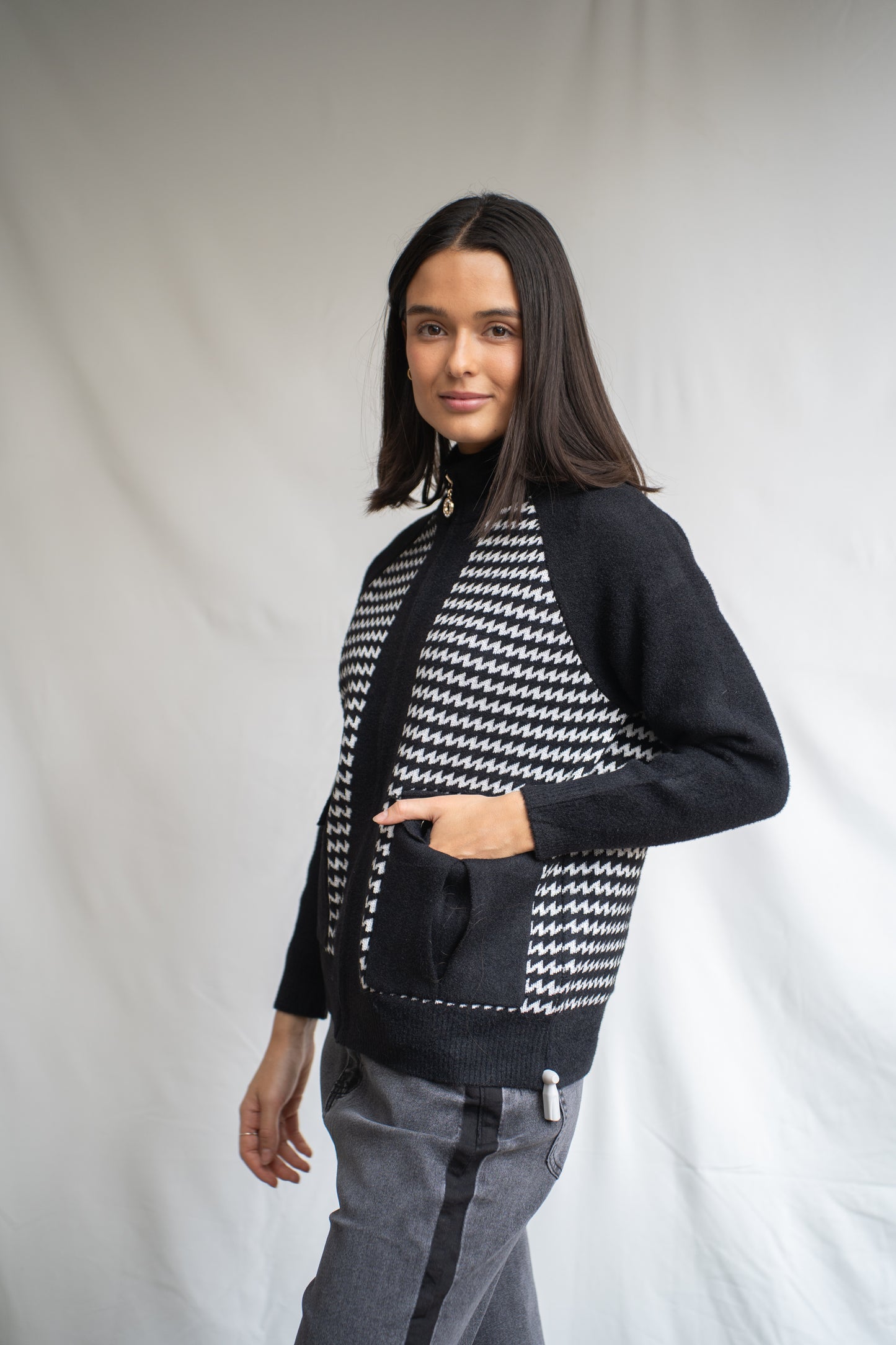 Chaqueta Camile Negra Diseño