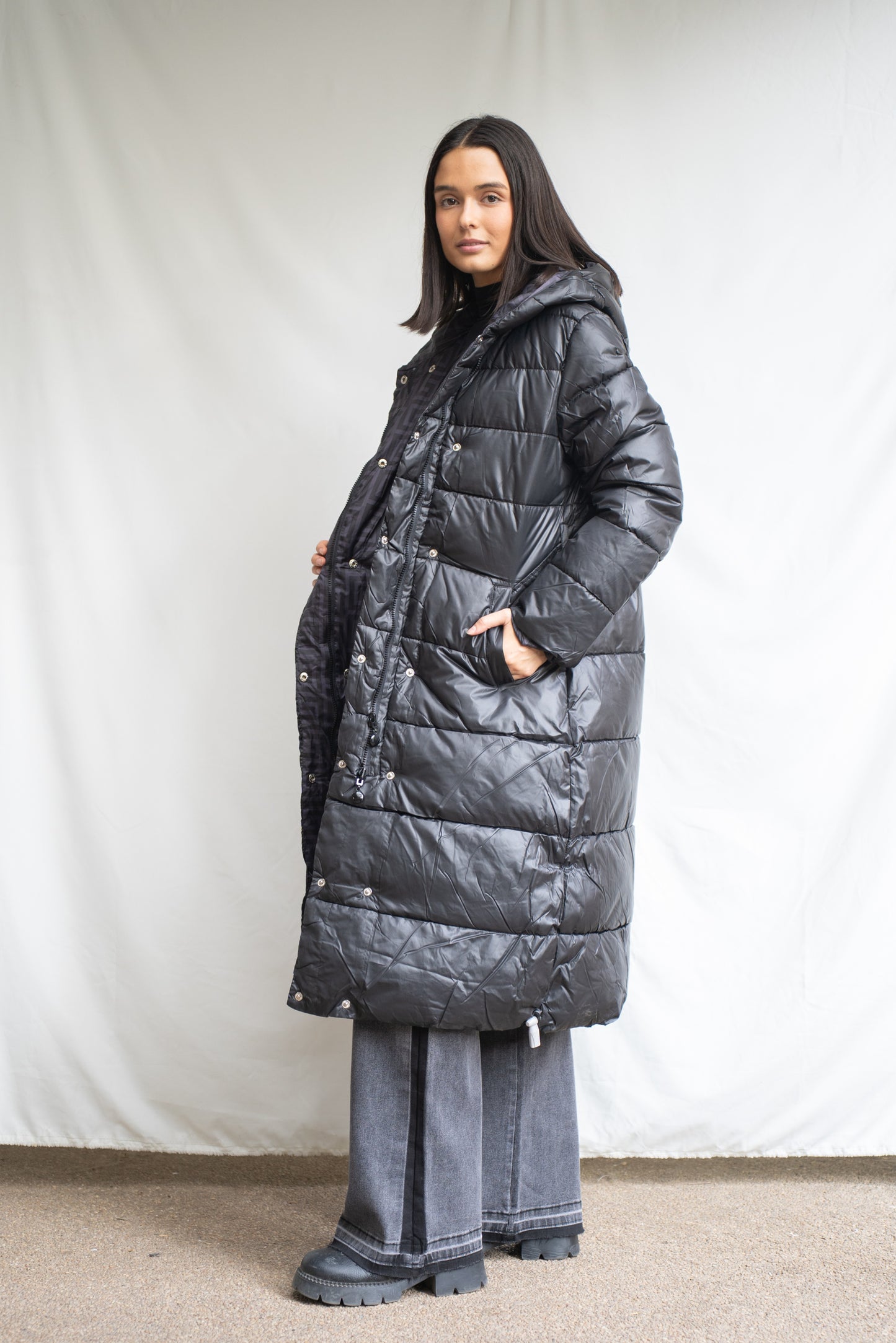 Parka Reversible Anto Negra