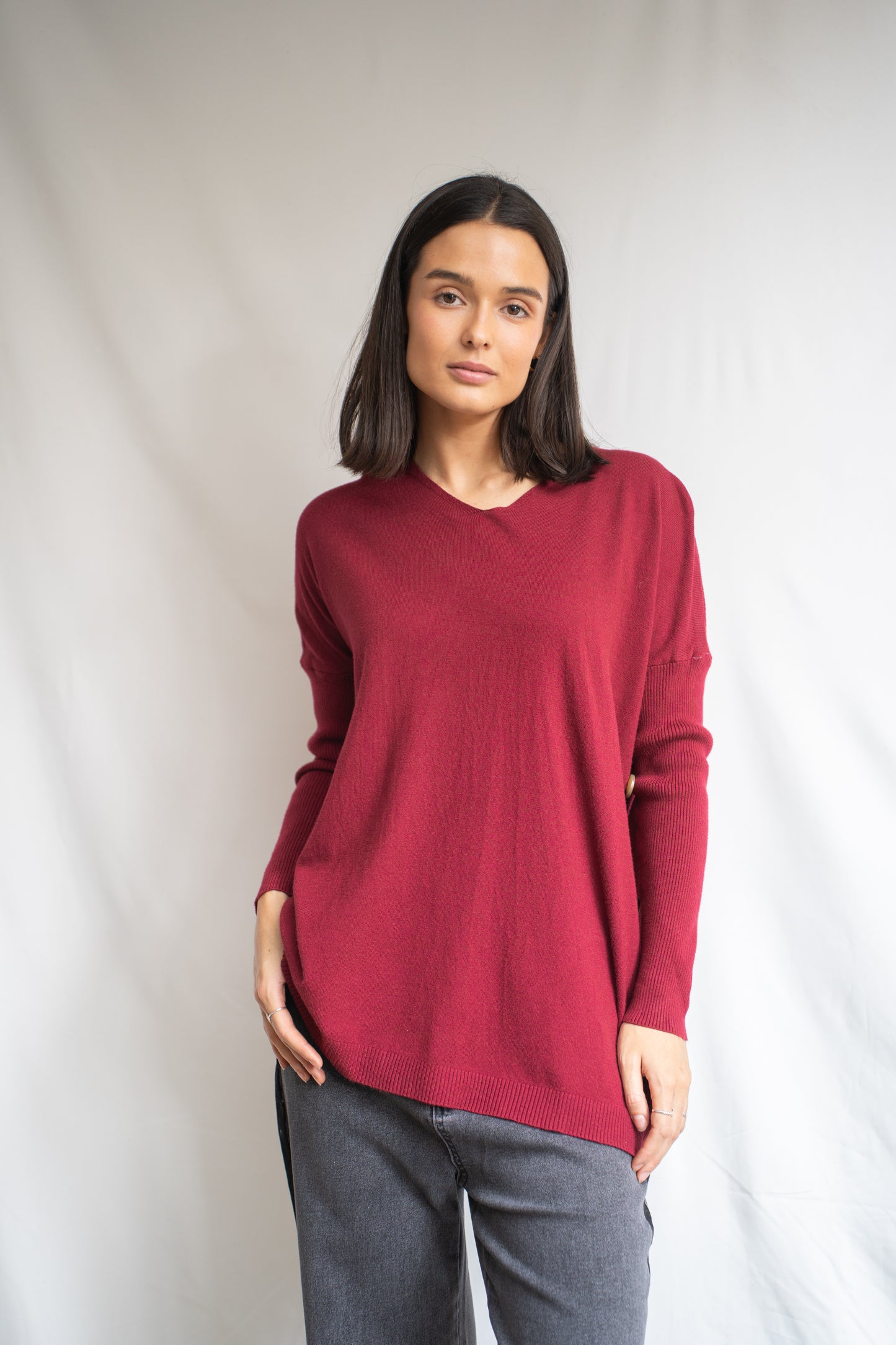 Sweater Botty Burdeo Botones