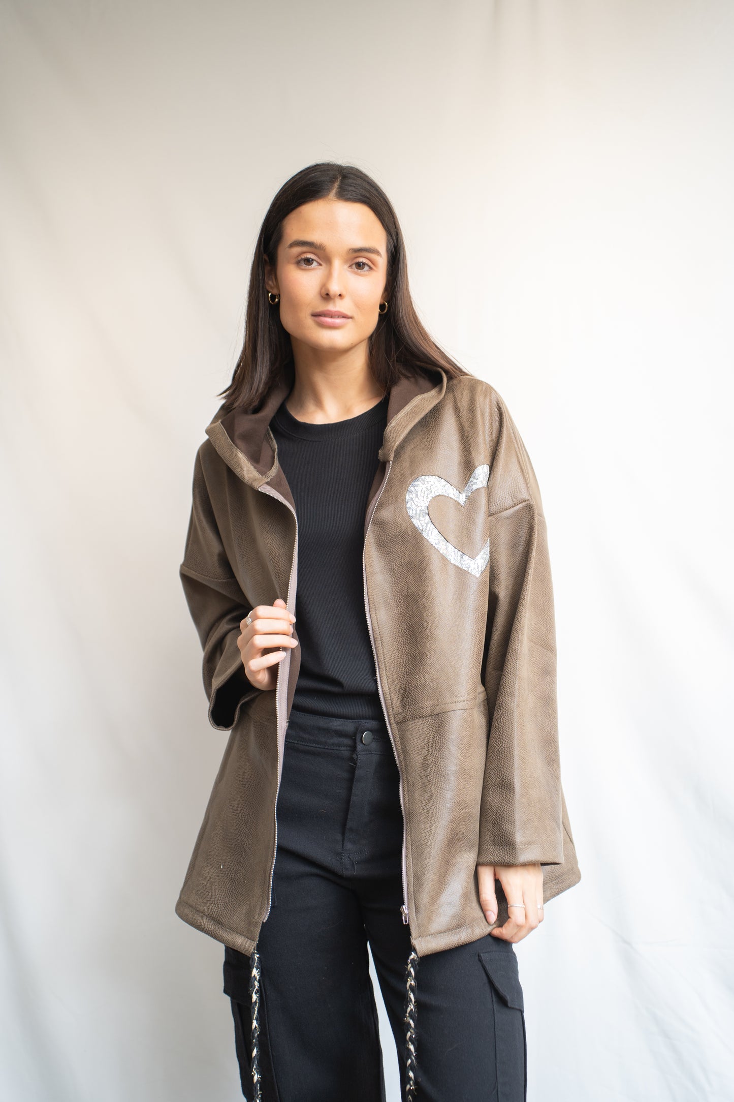 Chaqueta Ecocuero Pame Choco
