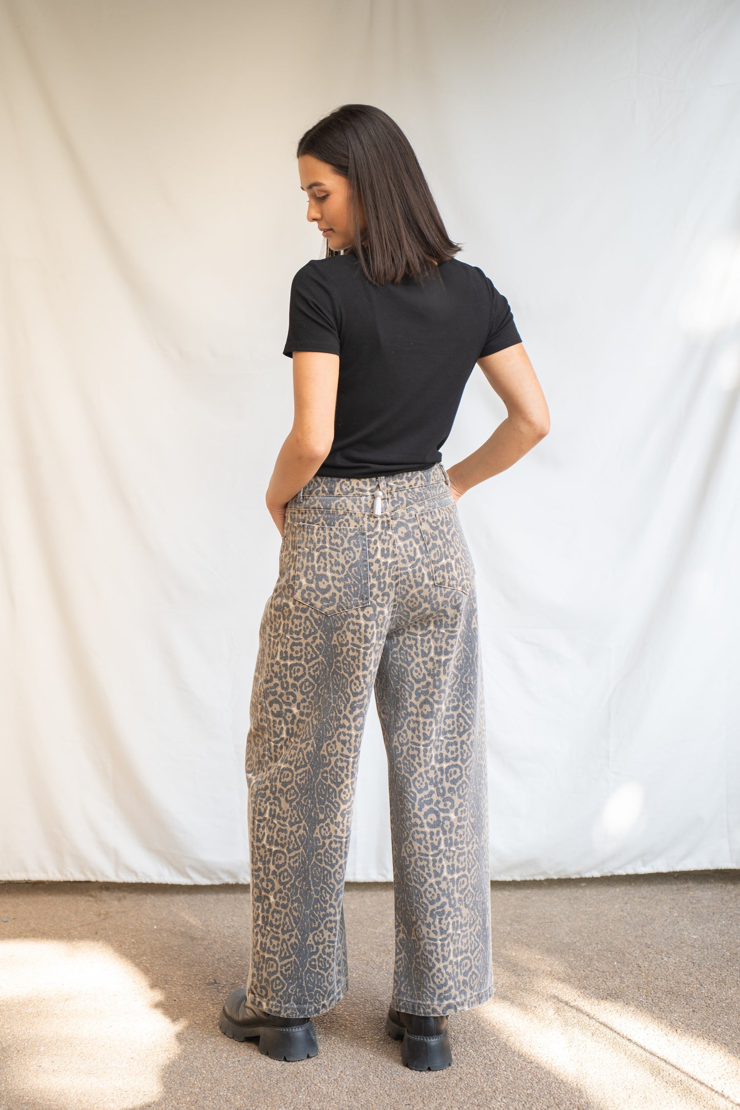 Pantalón Baggy Camel