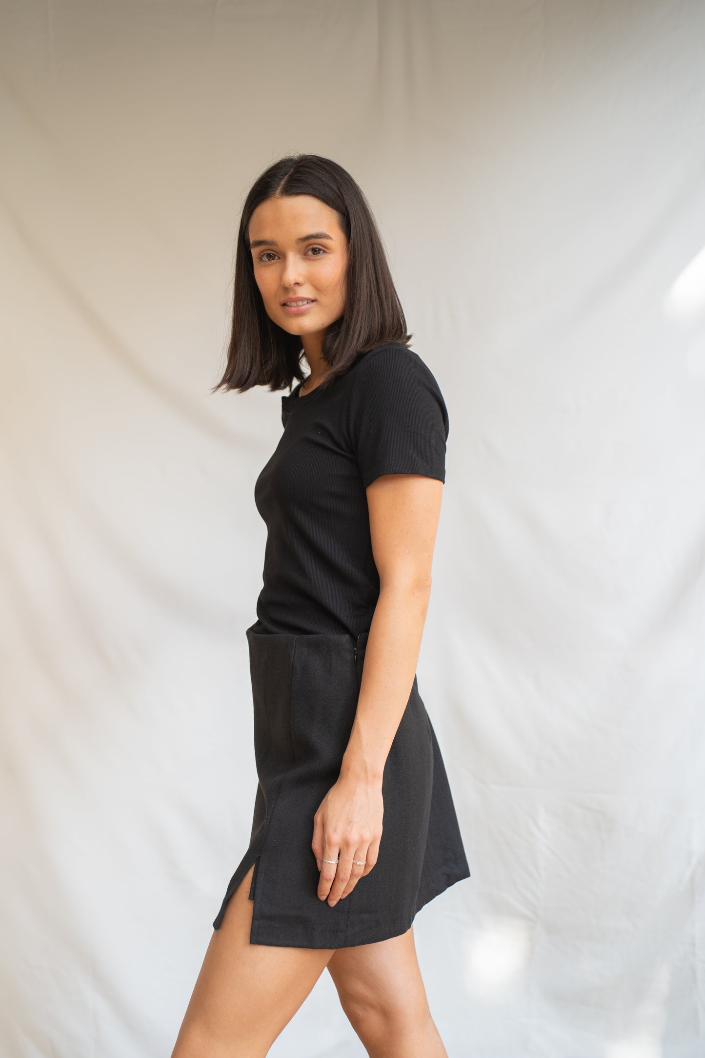 Falda Trapas Negro