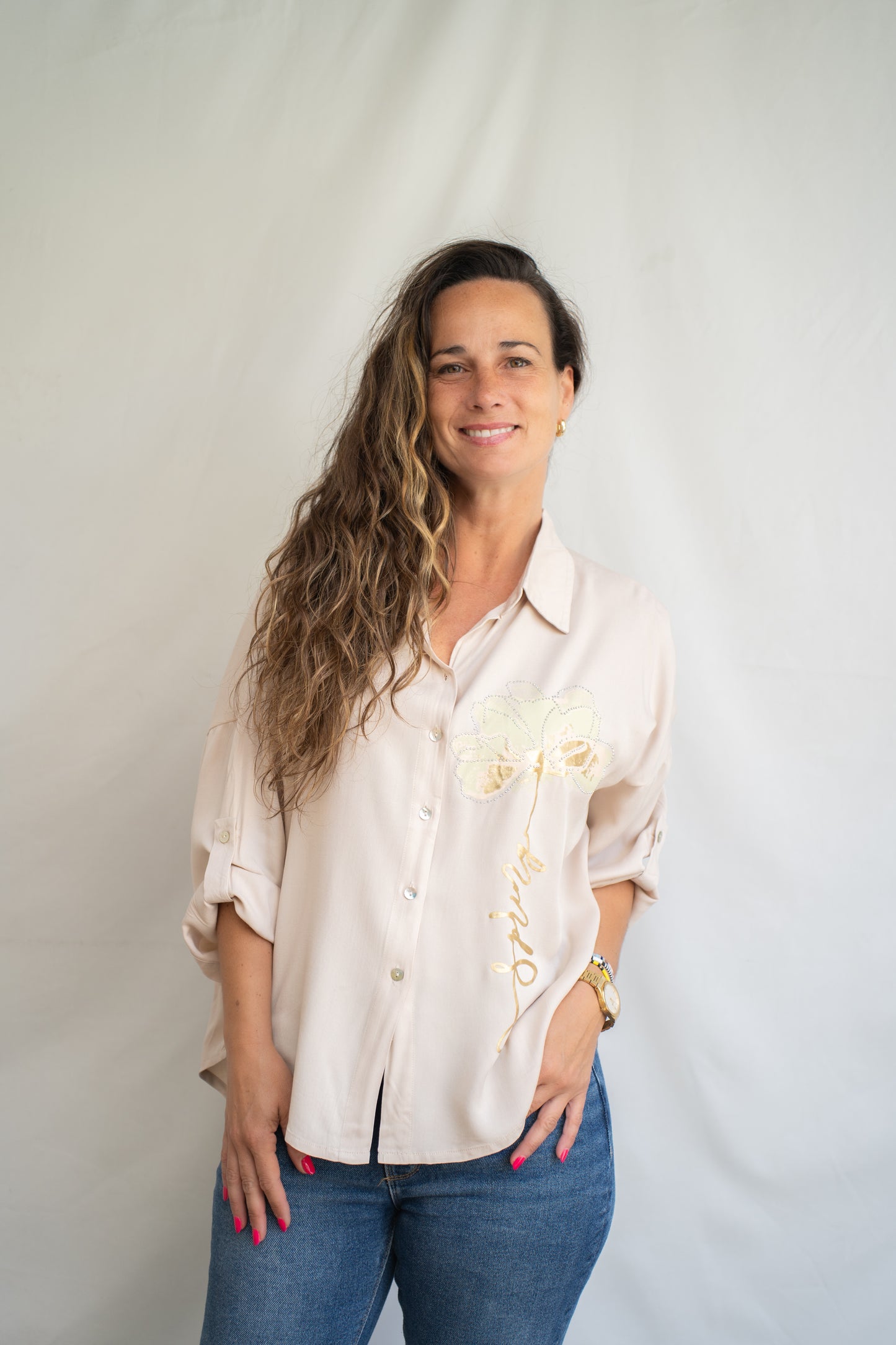 Blusa Emma Beige