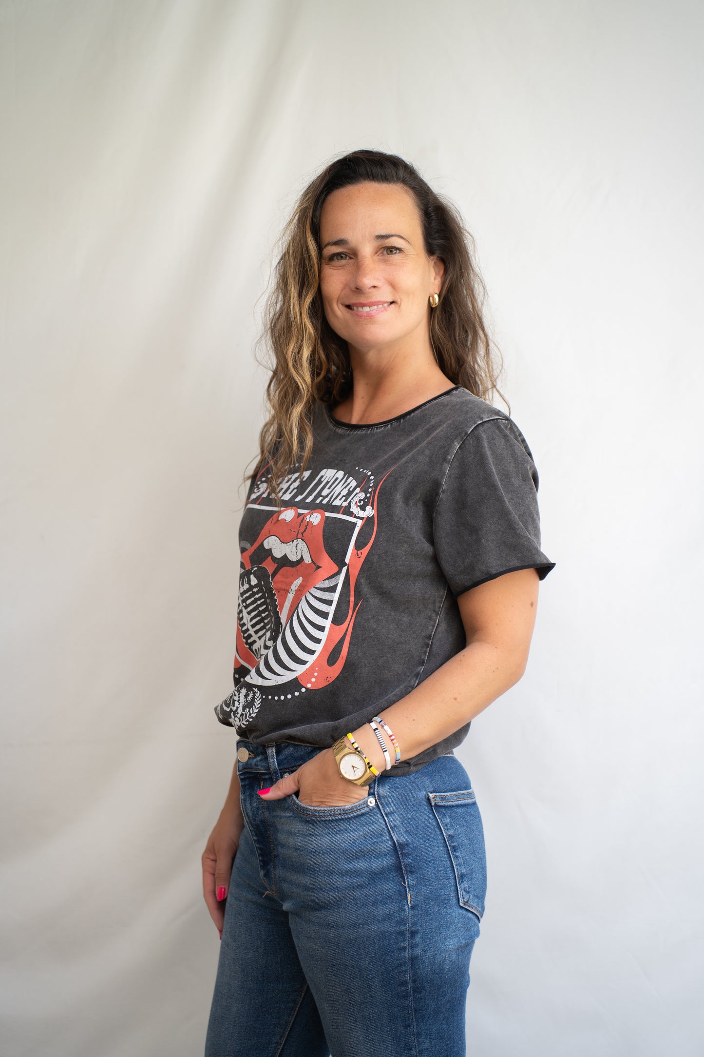 Polera Stones Gris