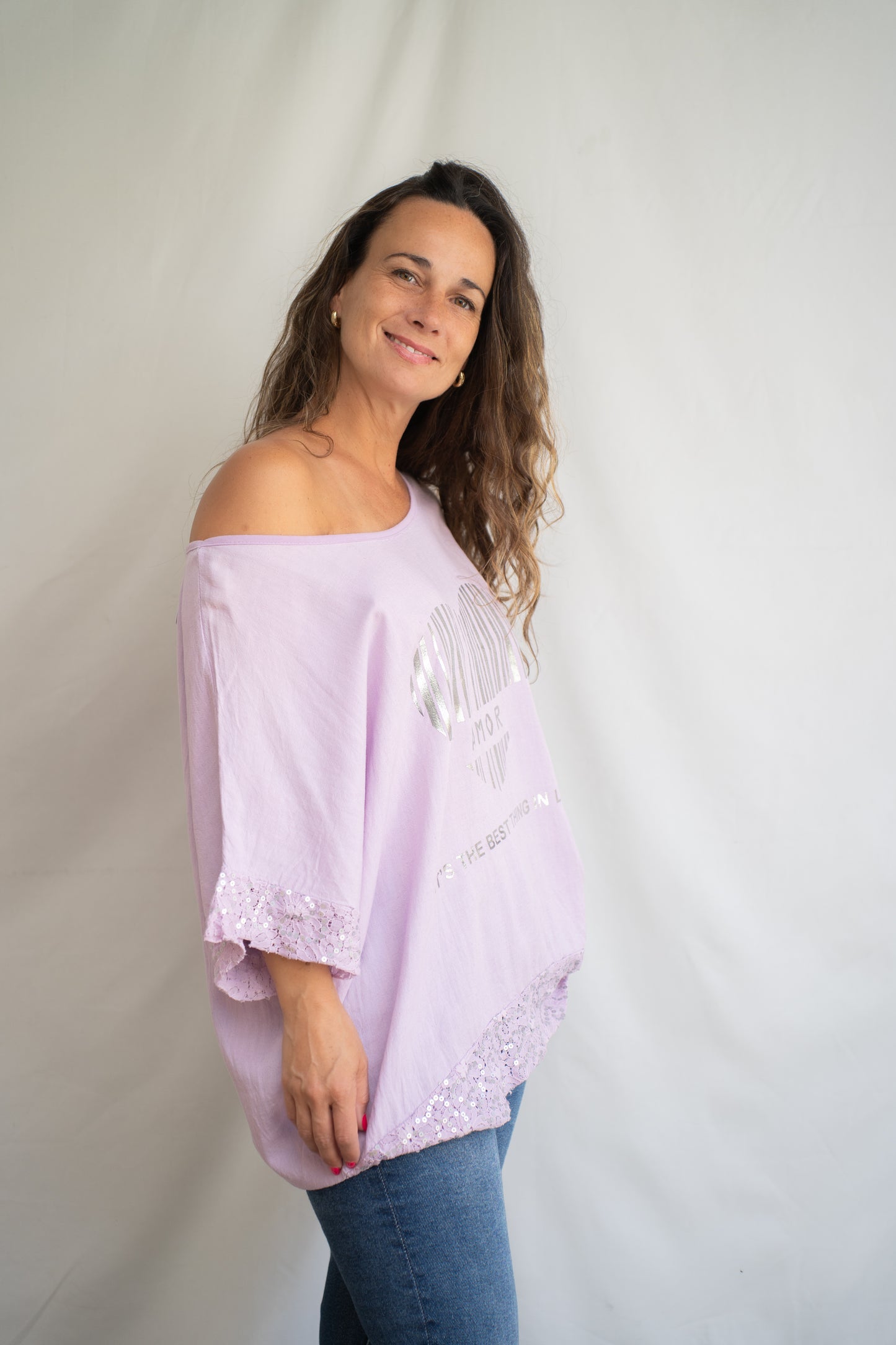 Polera Amor Lila