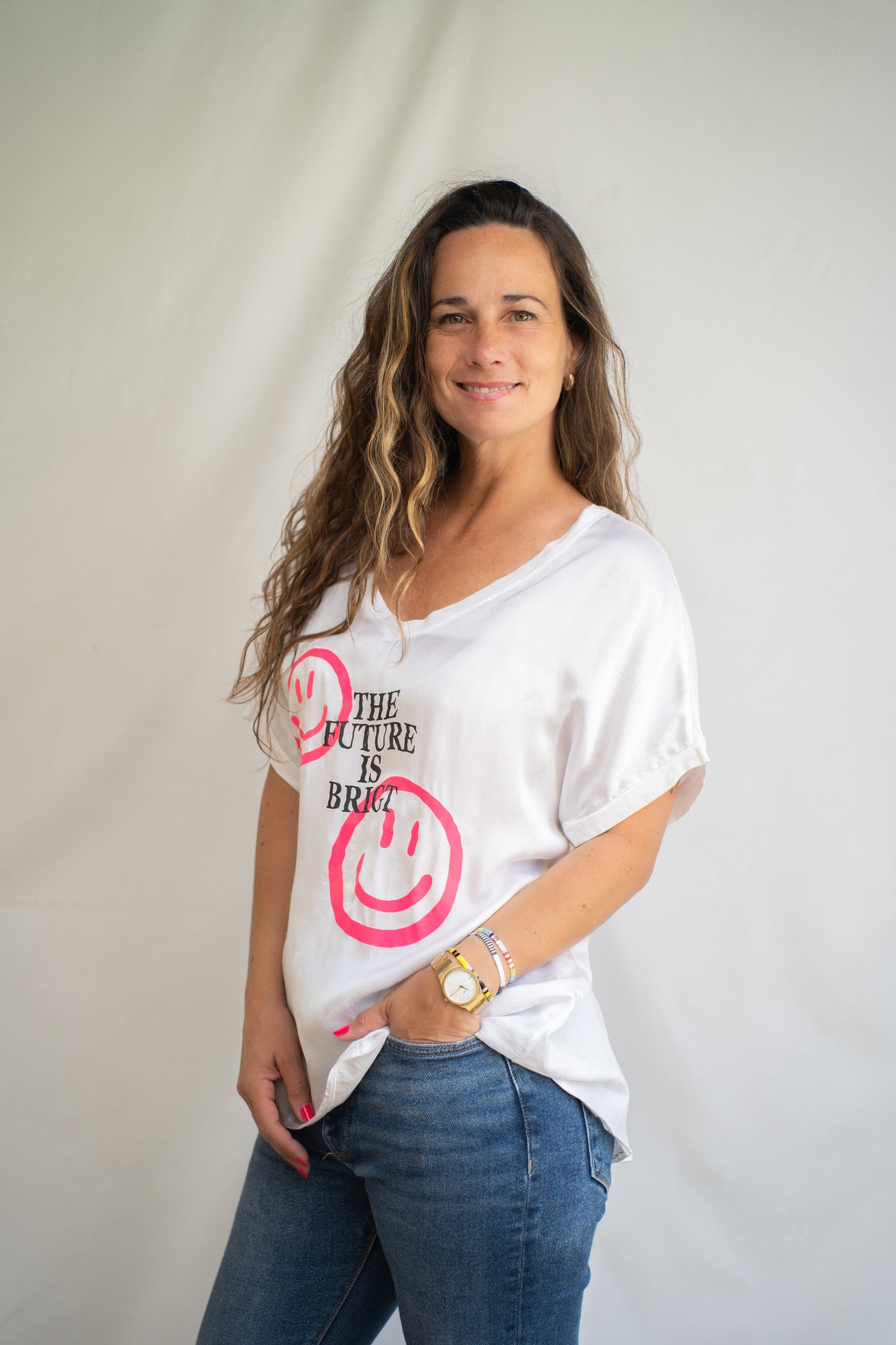 Polera Smali Blanca