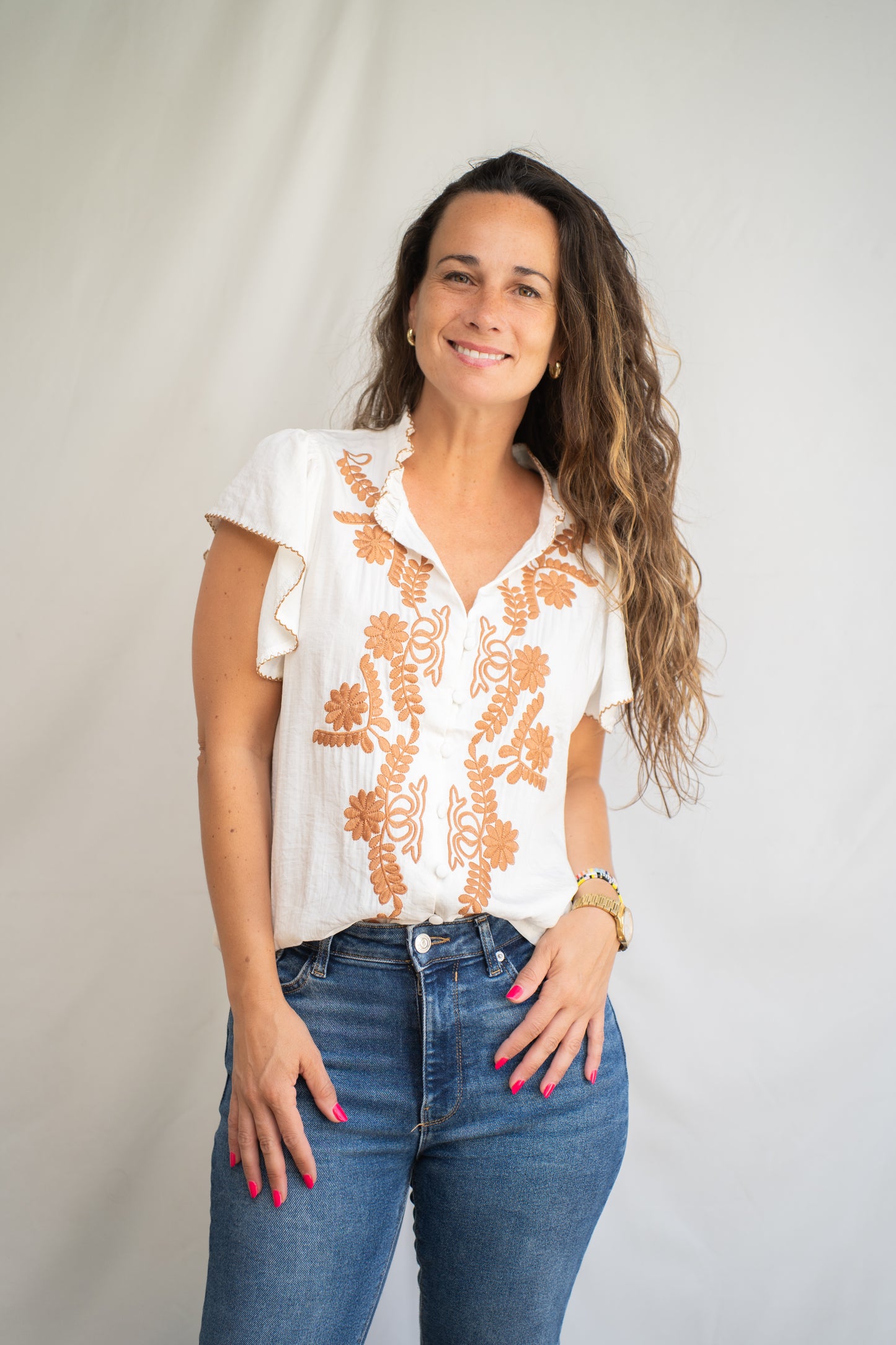 Blusa Roma Camel