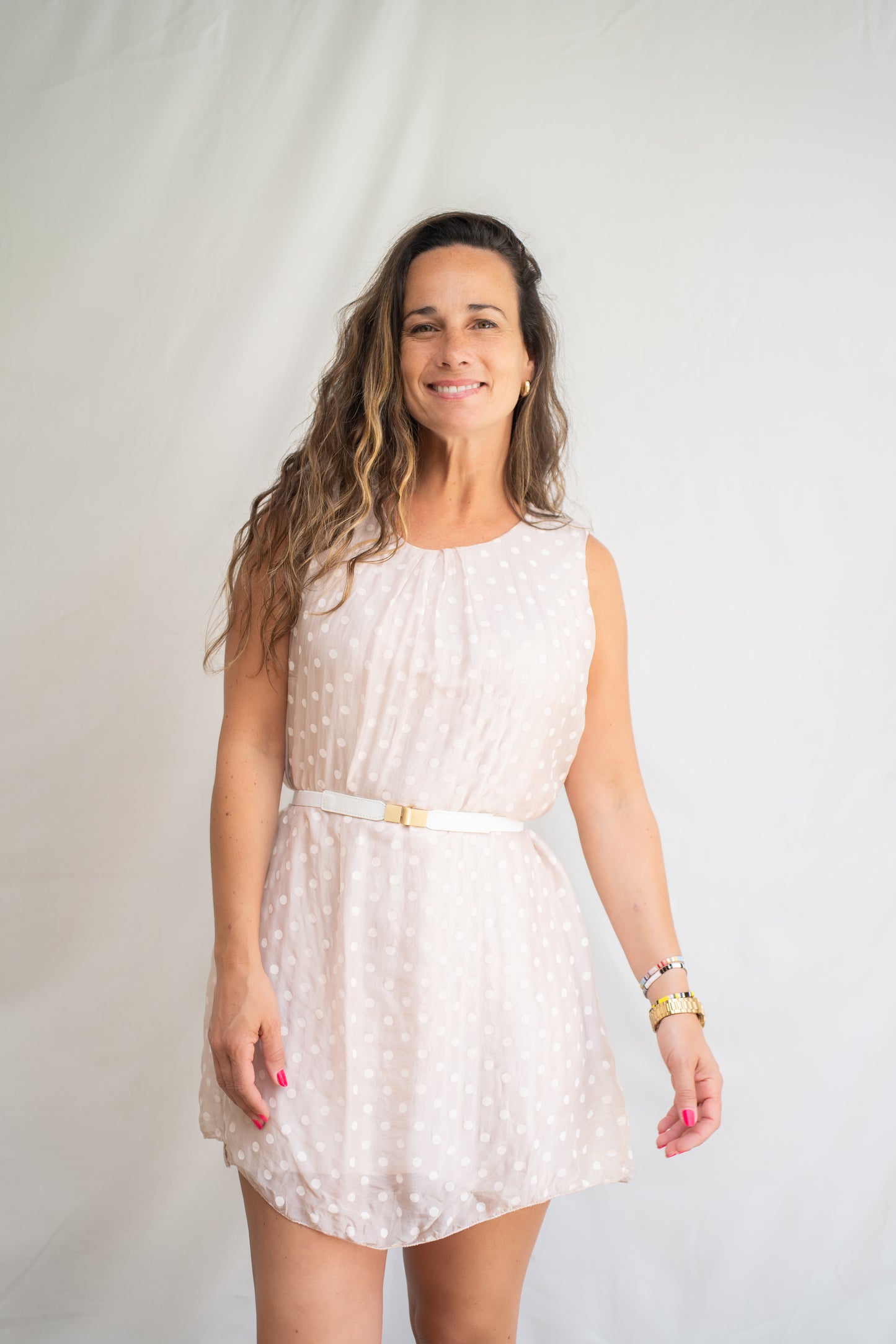 Vestido Dot Rosa