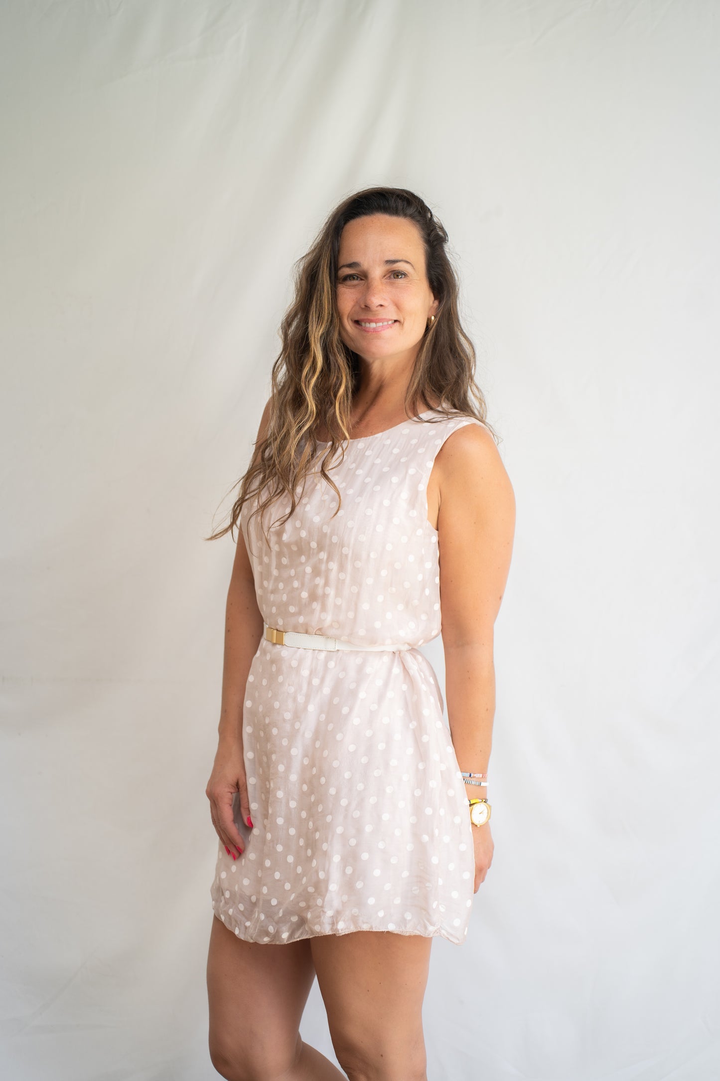 Vestido Dot Rosa