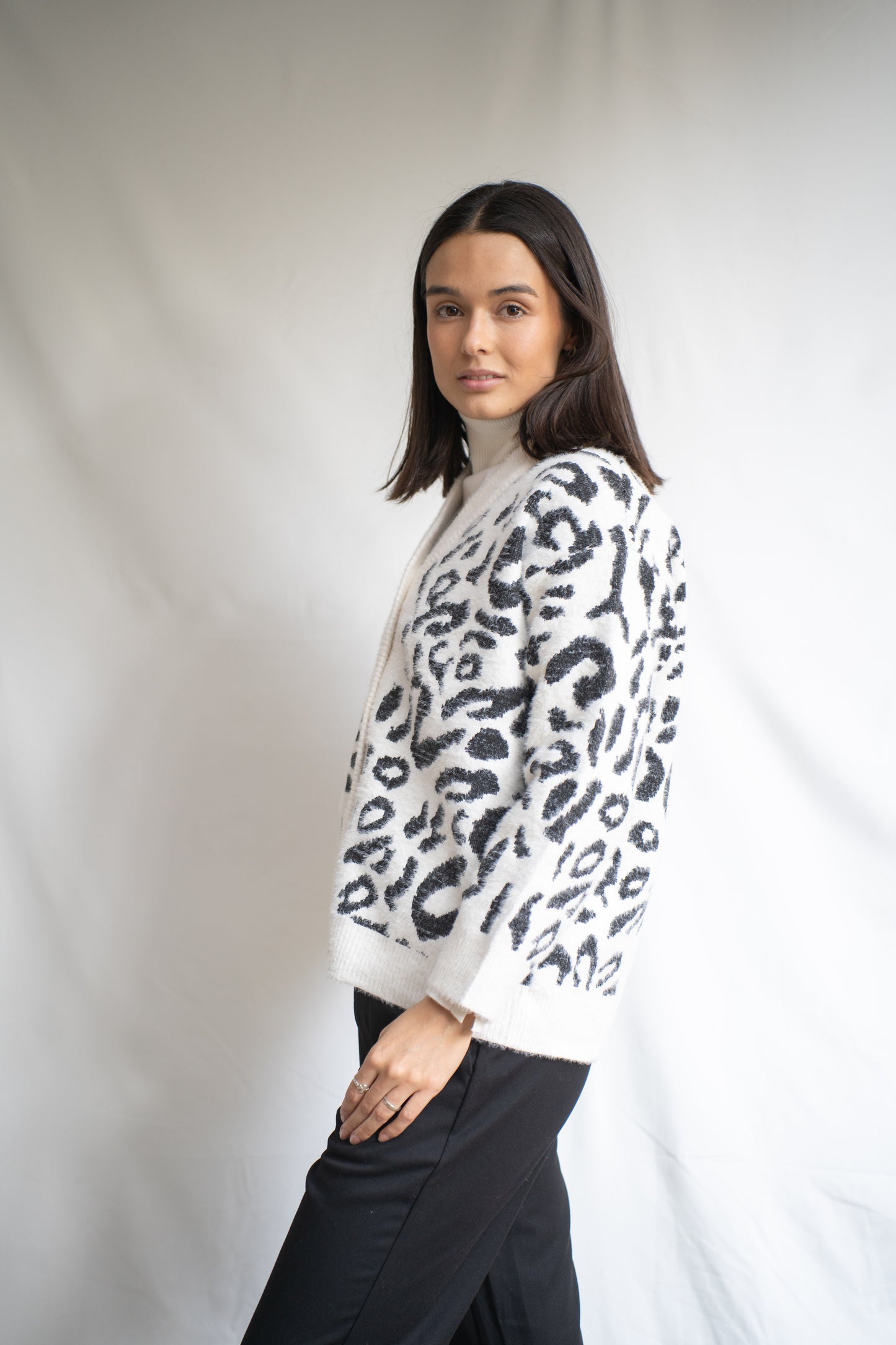 Chaleco Cury Blanco Print