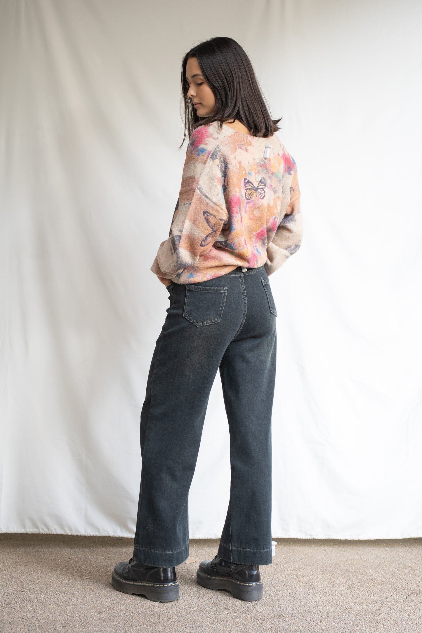 Pantalón Pula Negro Denim