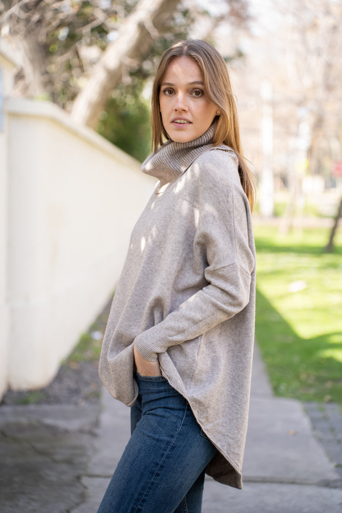 Sweater Donik Taupe Viscosa