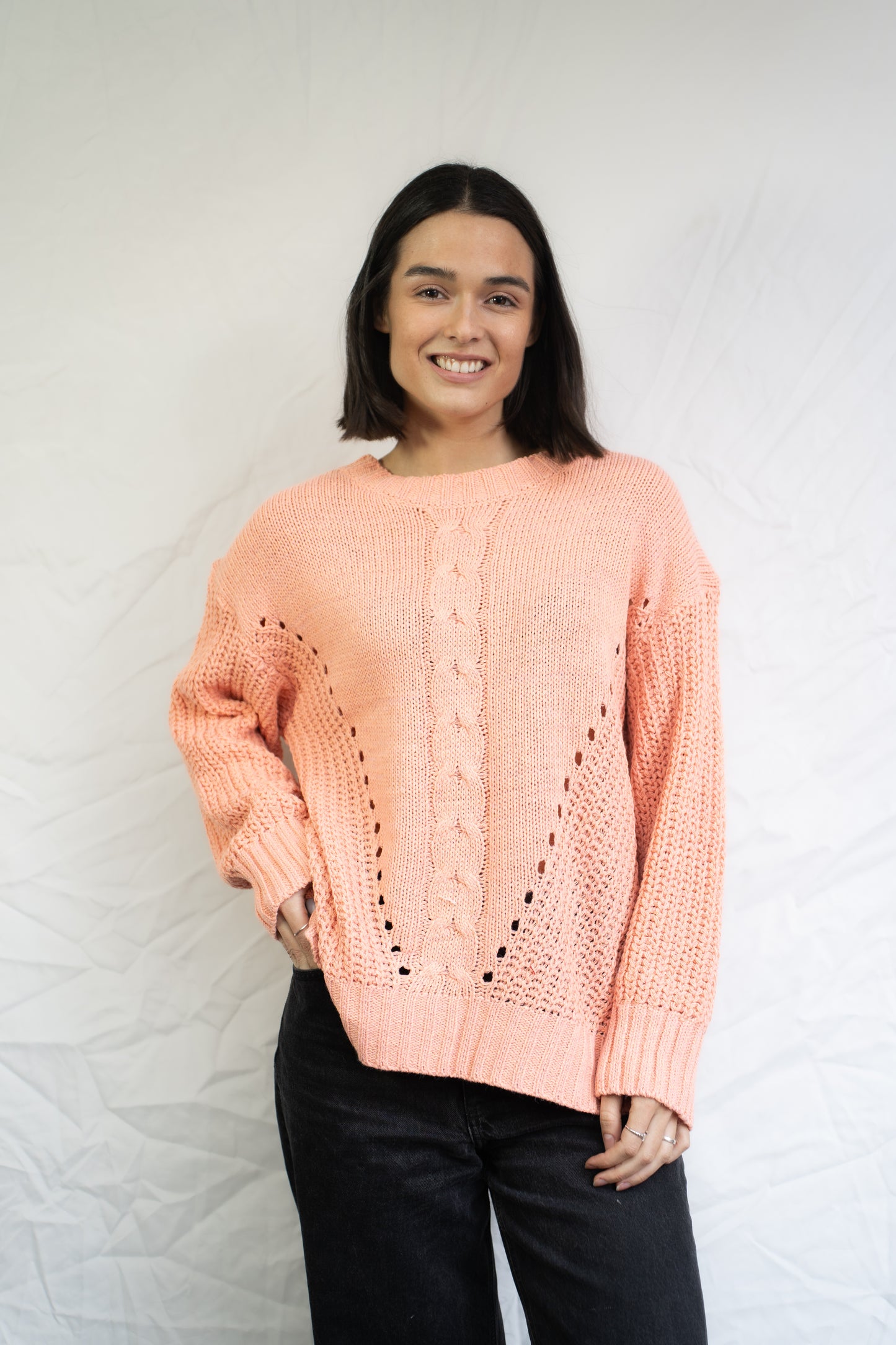 Sweater Libe Damasco Trenzado