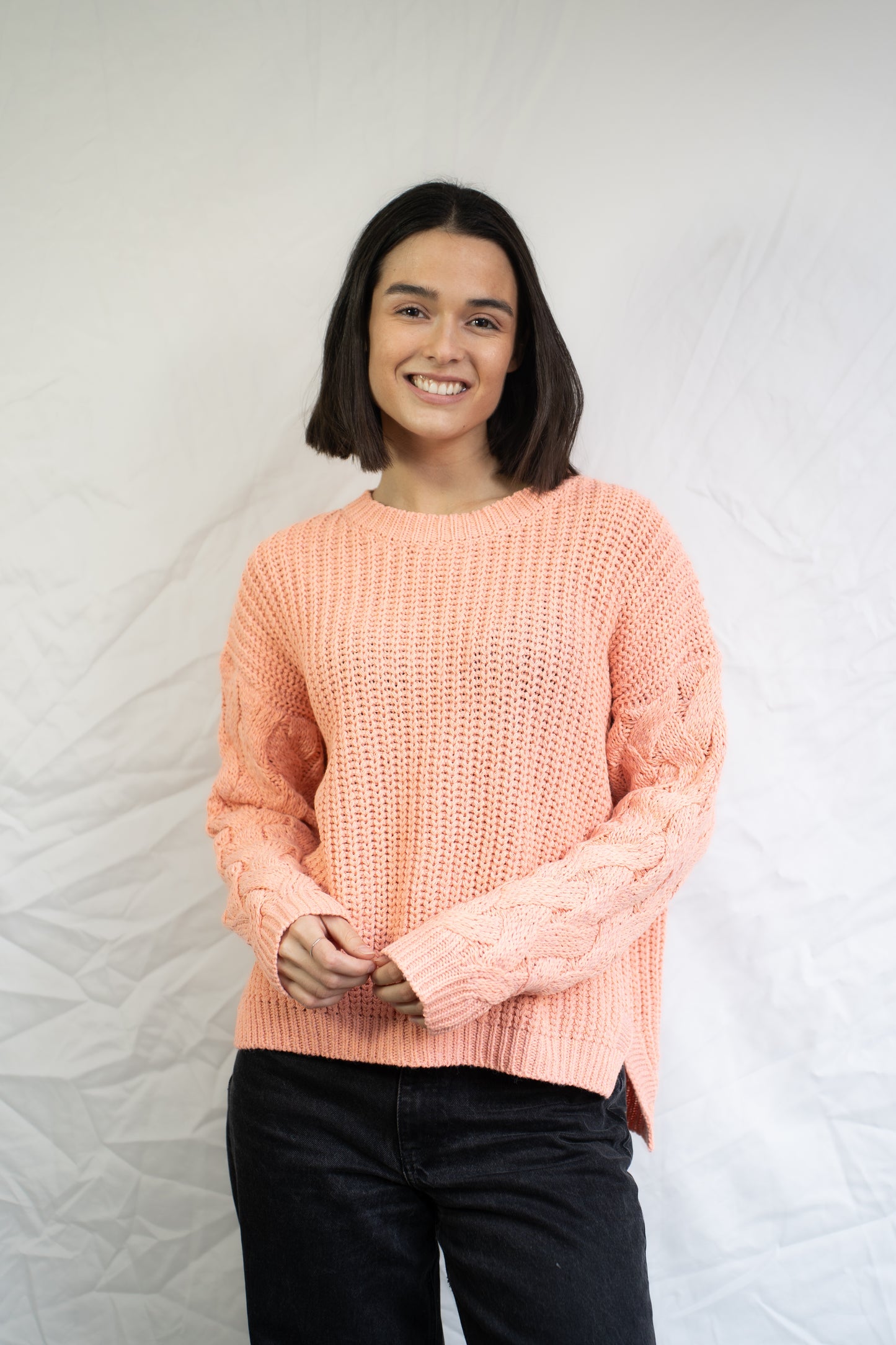 Sweater Dalia Damasco Básico