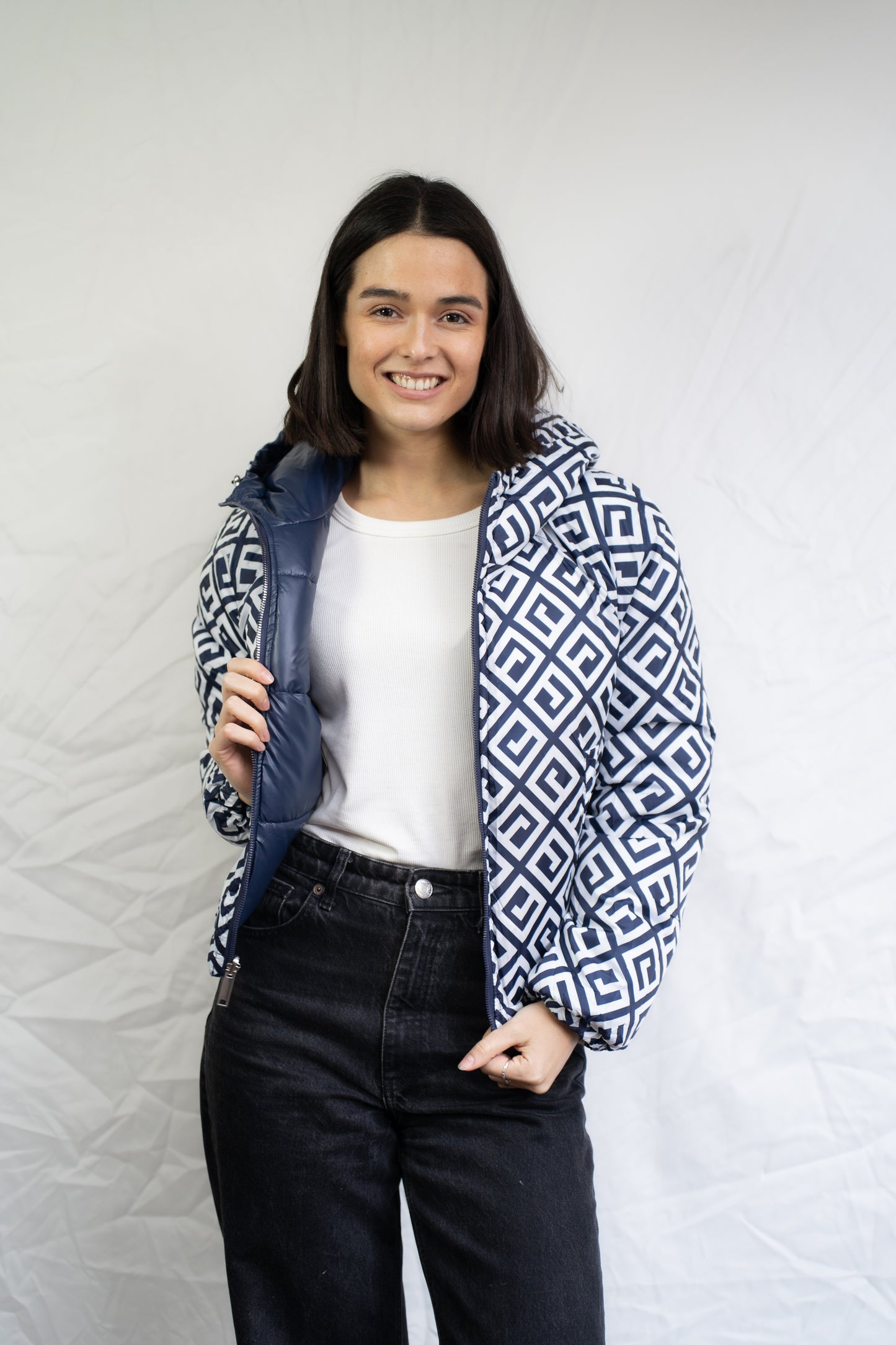 Parka Reversible Rapa Azul