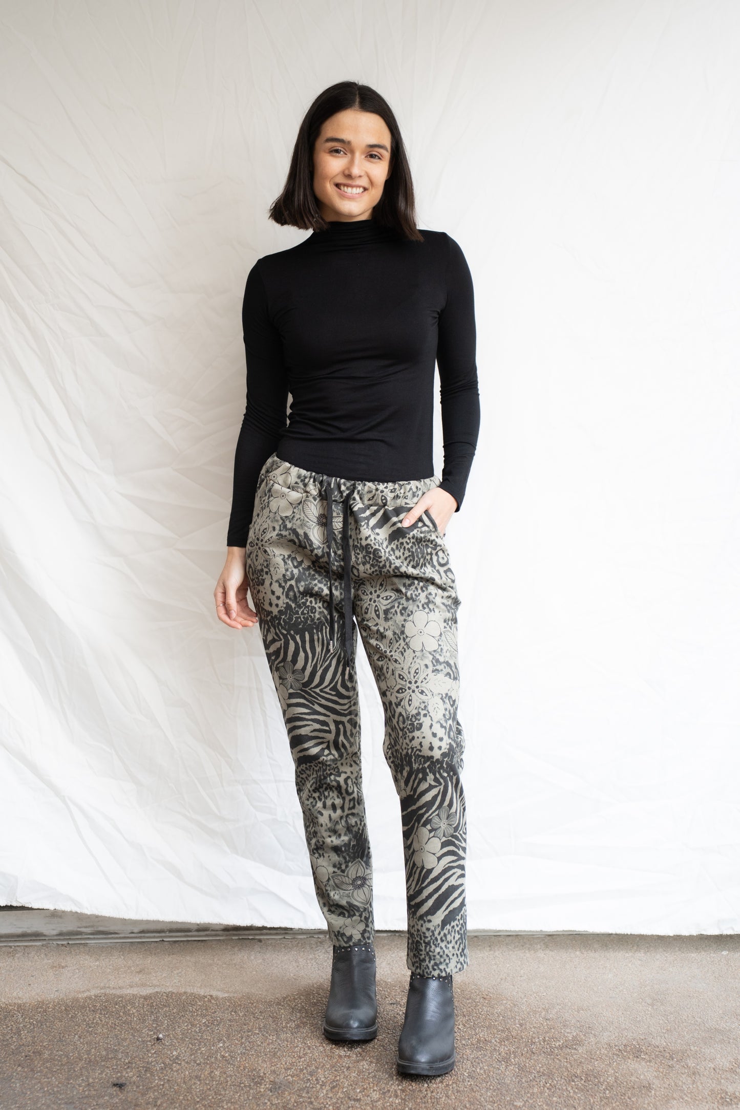 Pantalón Joga Verde Print