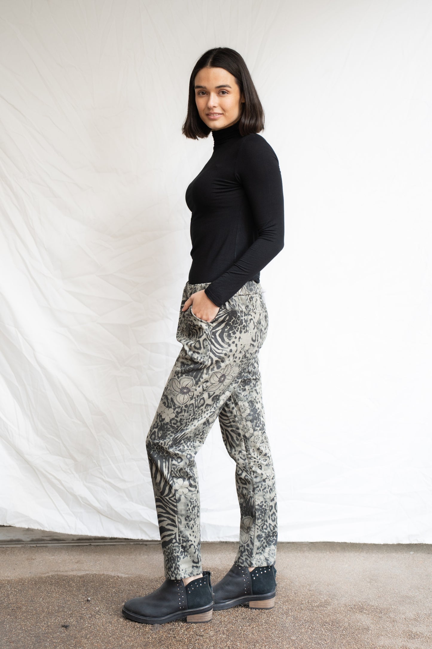 Pantalón Joga Verde Print