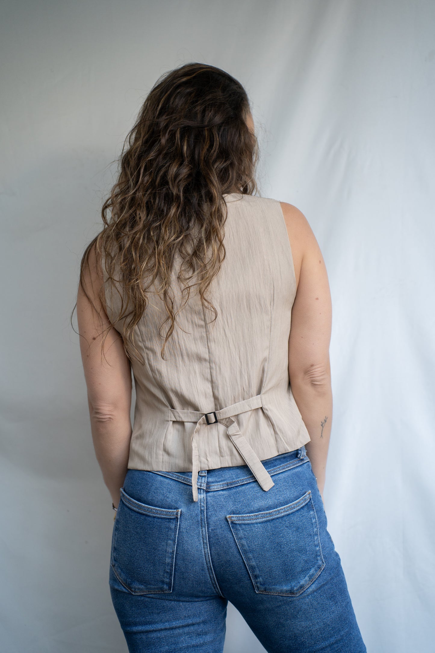 Gillet Linesa Beige Sastrero