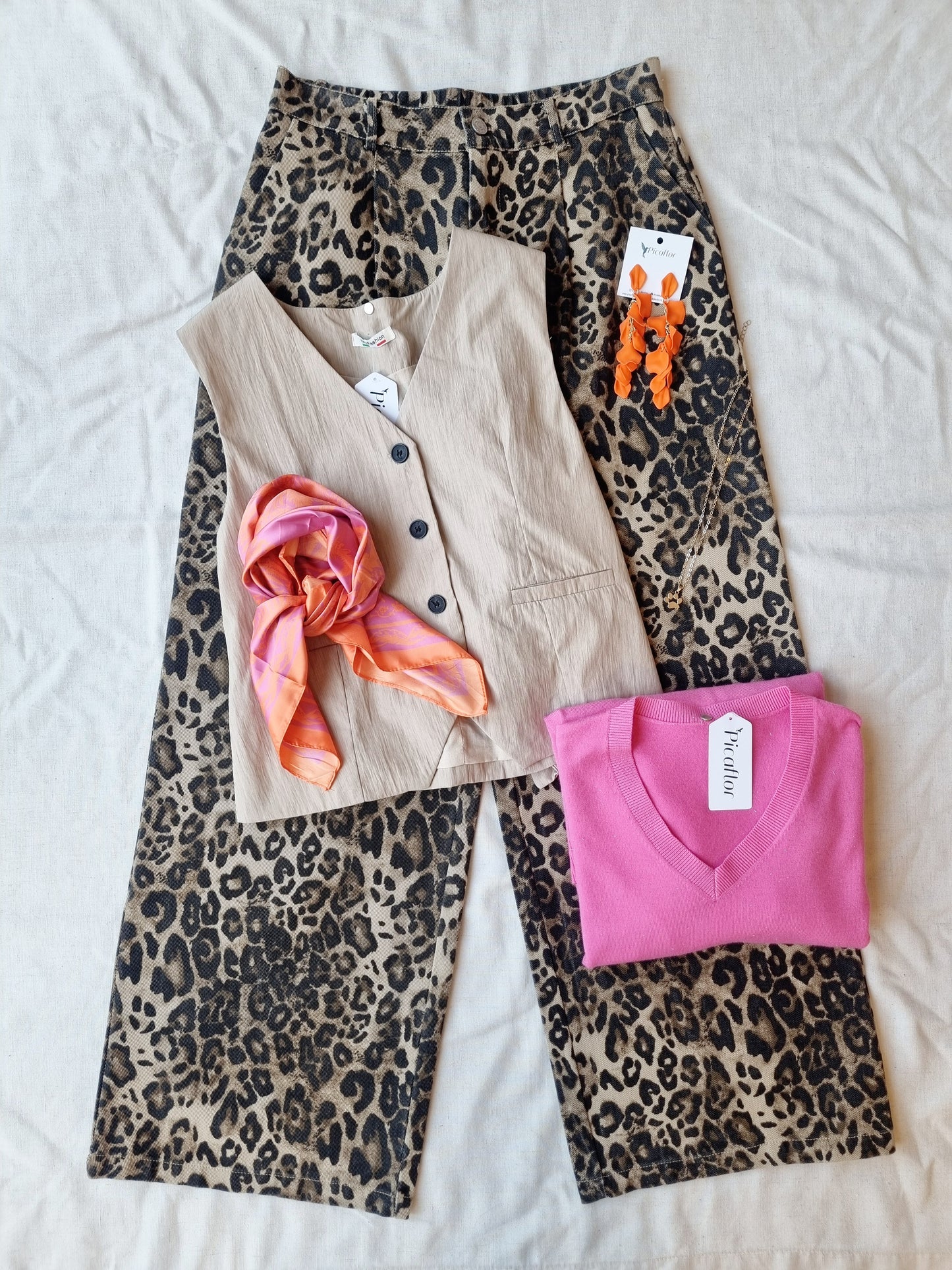 Gillet Linesa Beige Sastrero