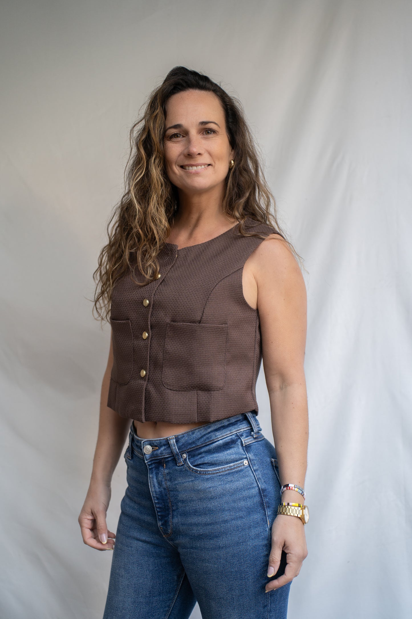 Gillet Live Choco Textura