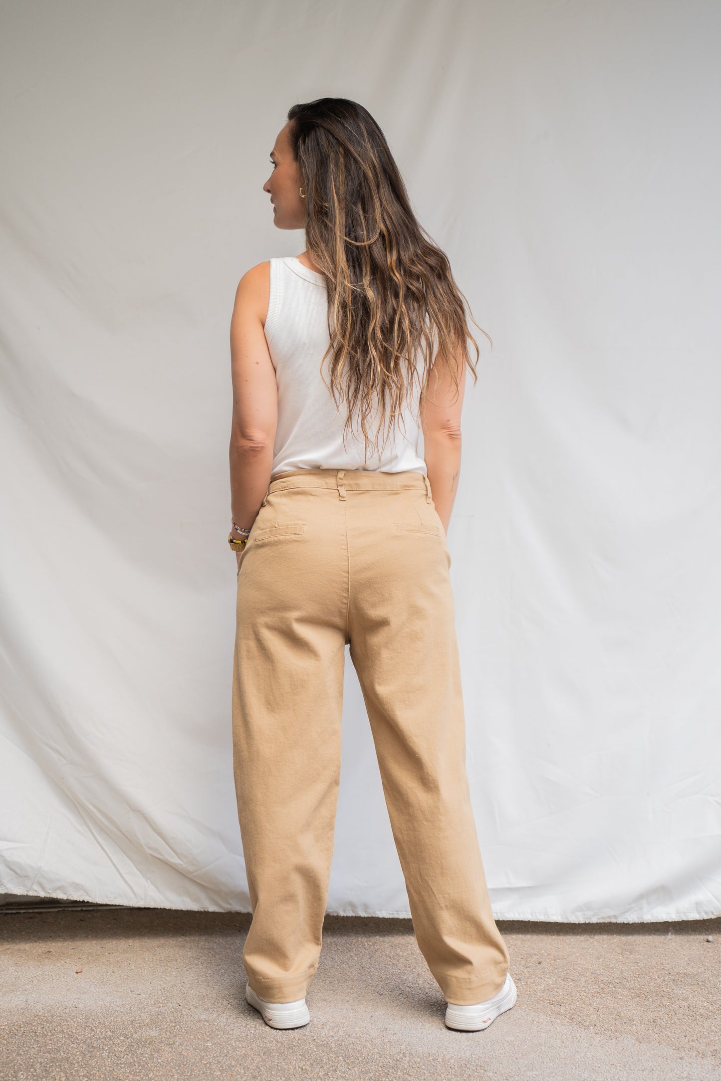 Pantalón Amelia Camel Básico