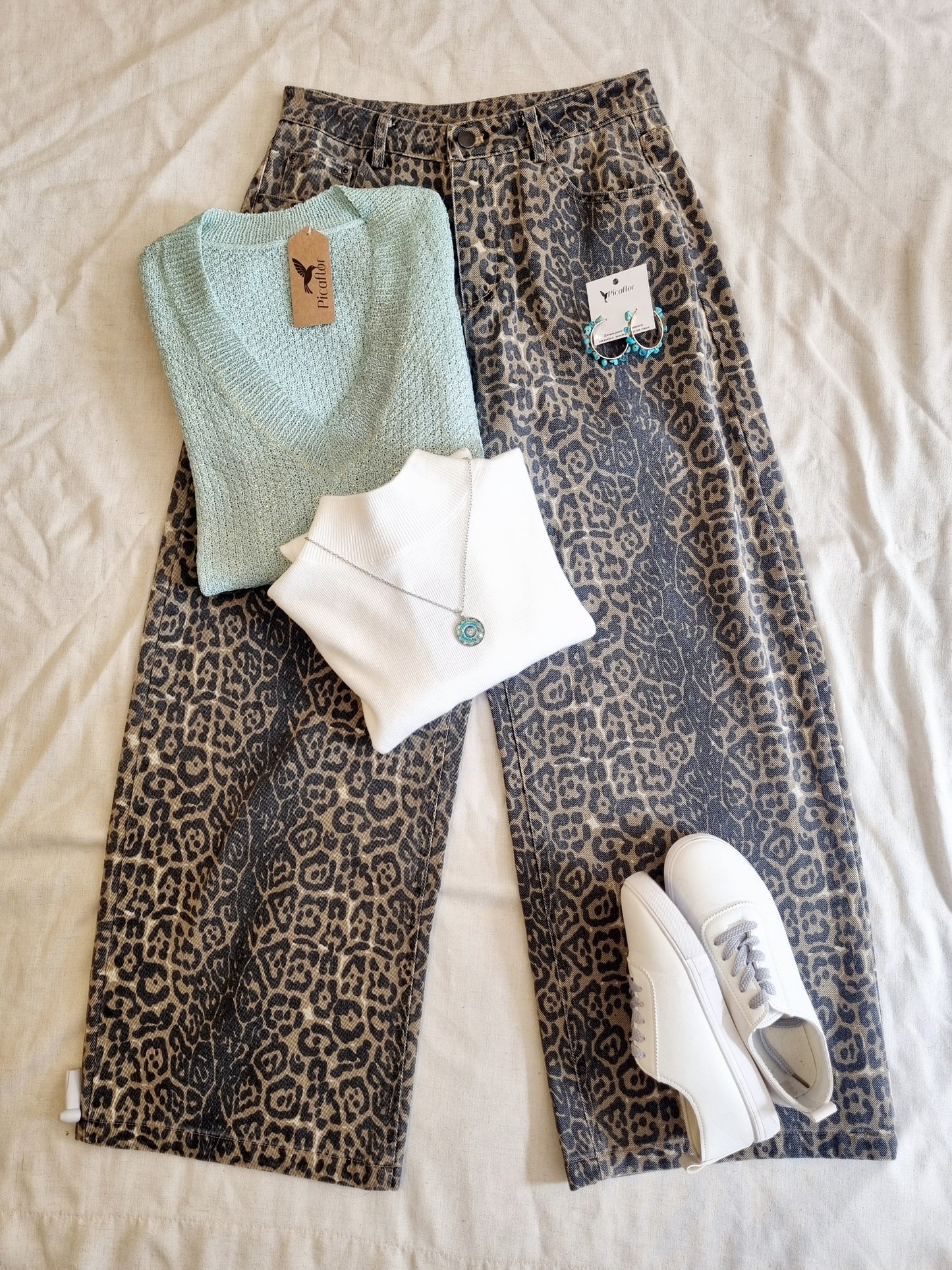 Pantalón Baggy Camel-Pantalon-Picaflor