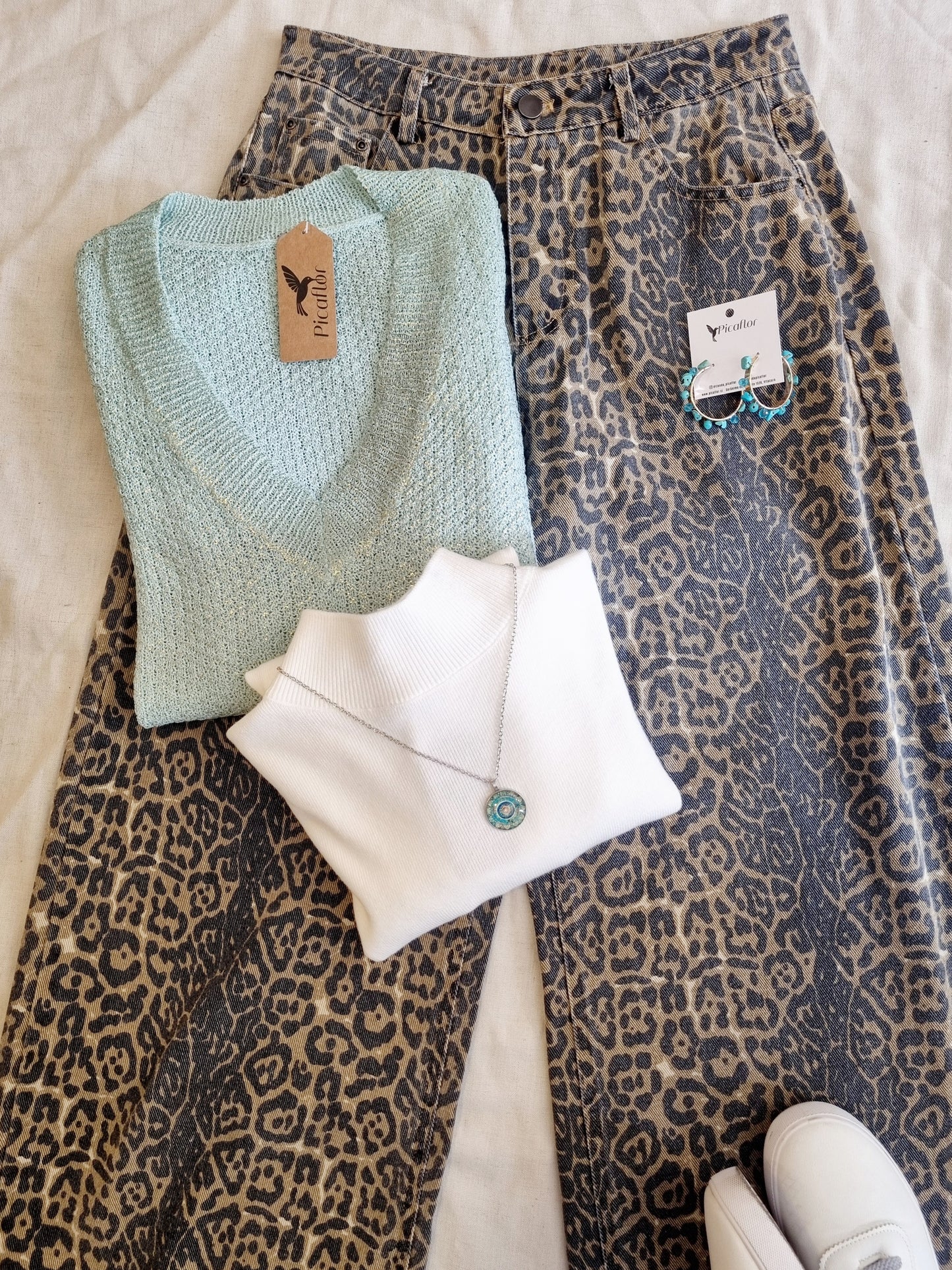 Pantalón Baggy Camel-Pantalon-Picaflor