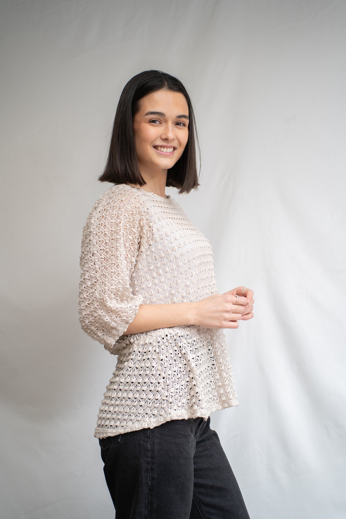 Polera Elisa Beige Calada-Polera-Picaflor
