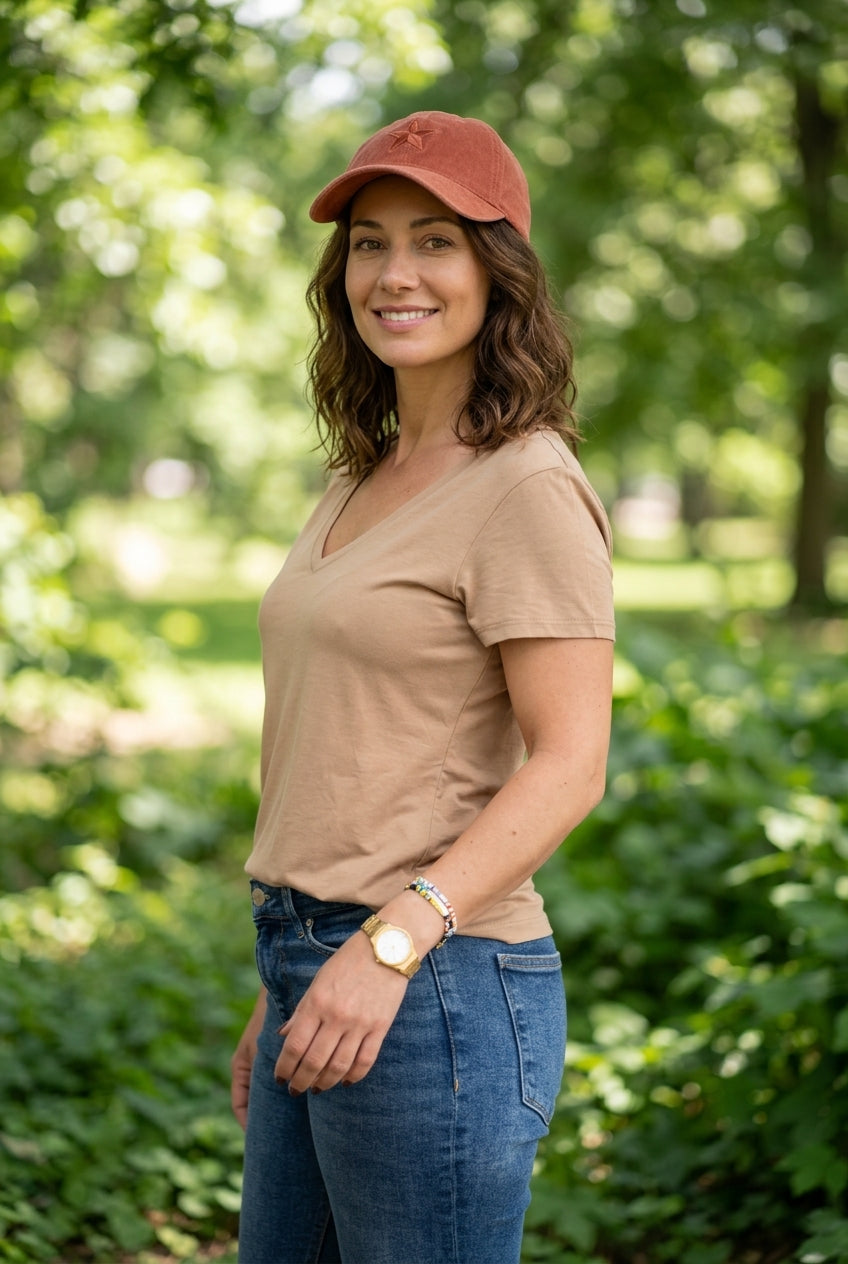 Polera Isabel Camel Básica