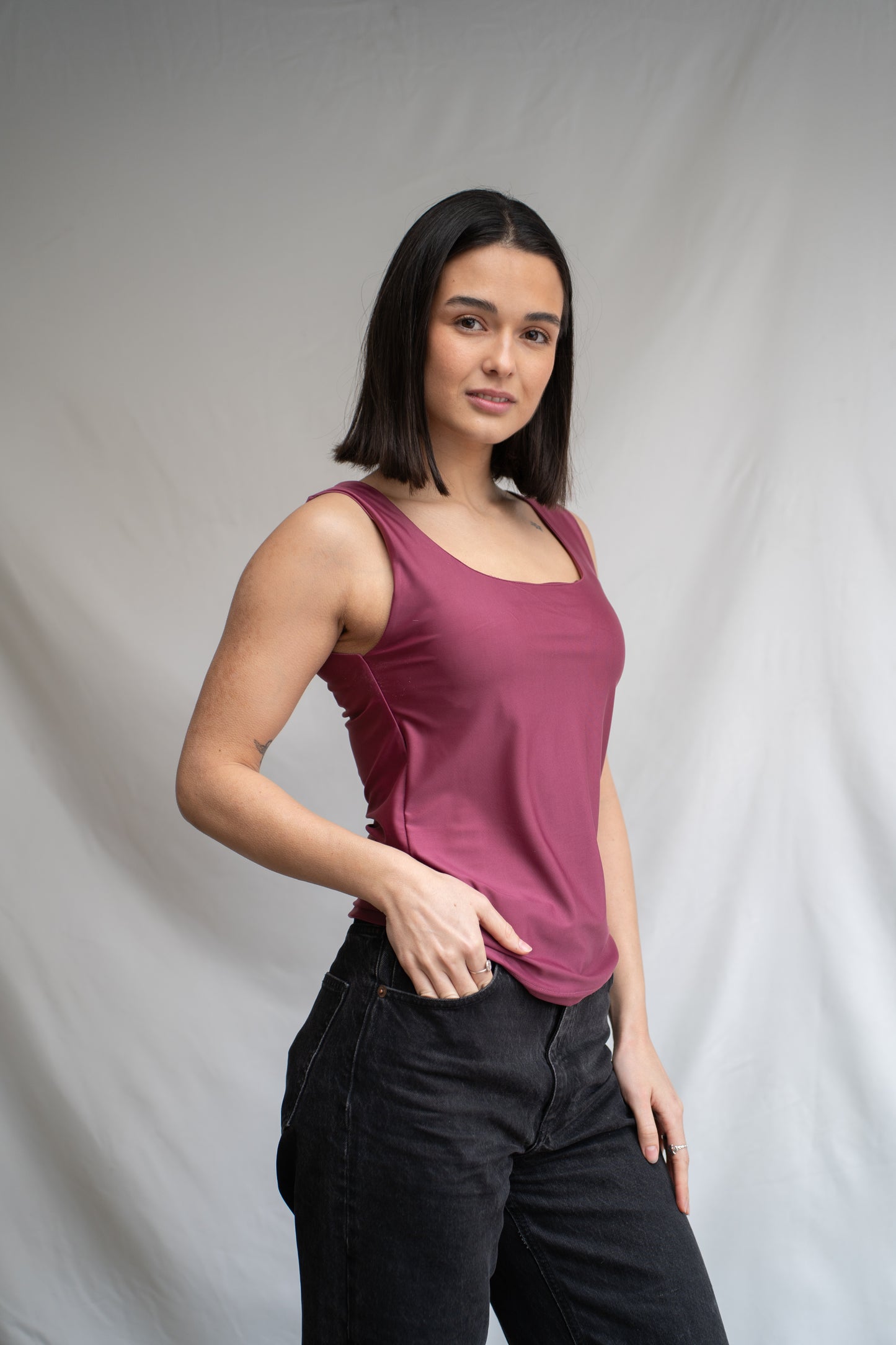 Polera Killa Burdeo Básica