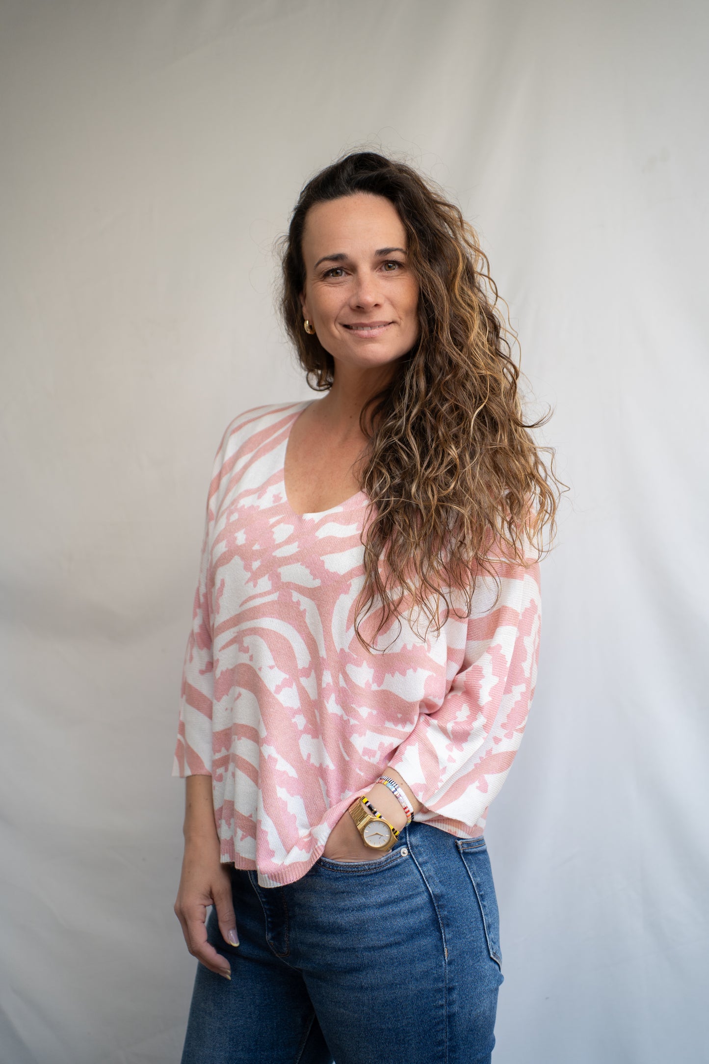 Polera Mika Rosa Hilo