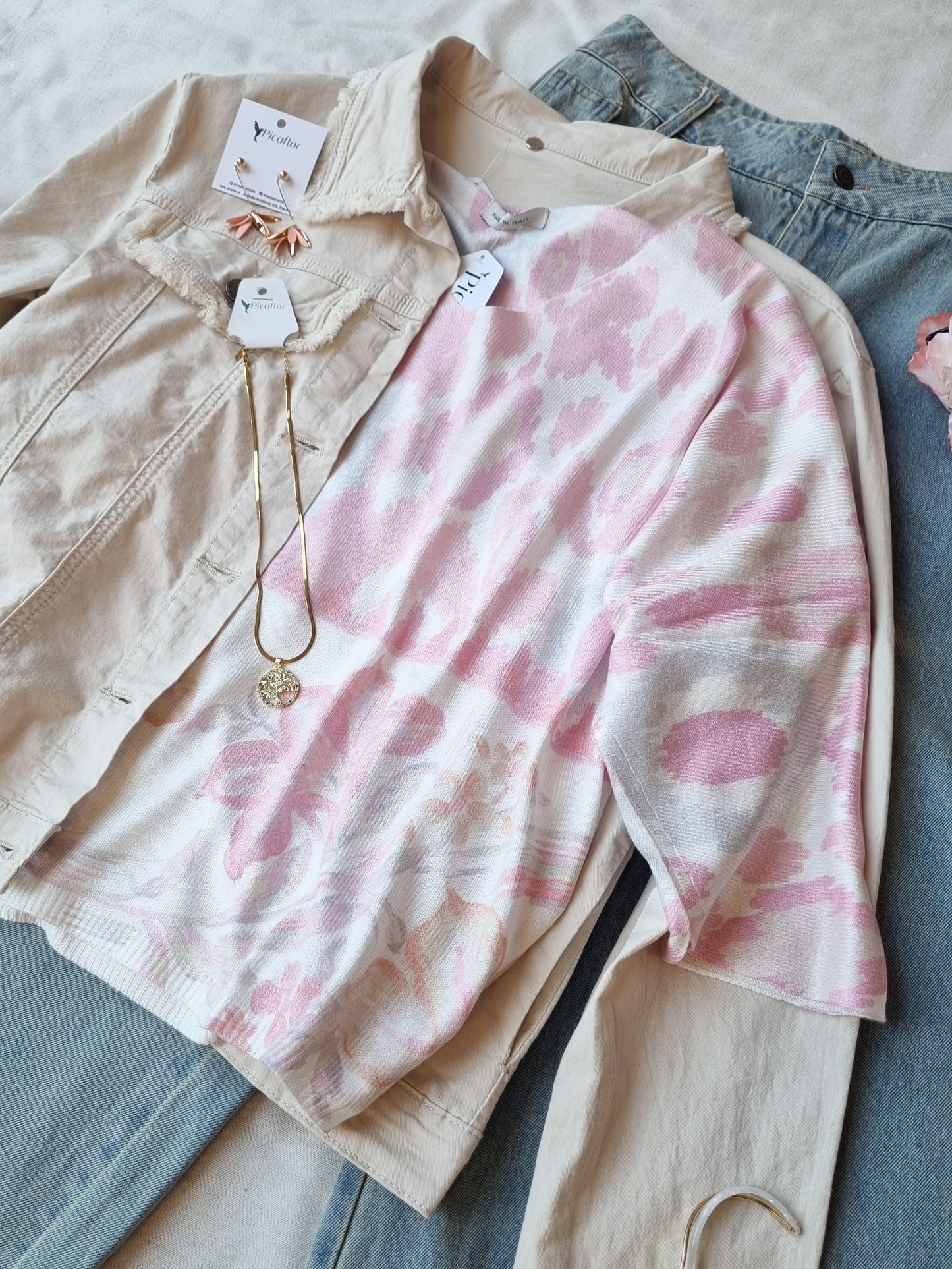 Polera Pimi Rosa Hilo