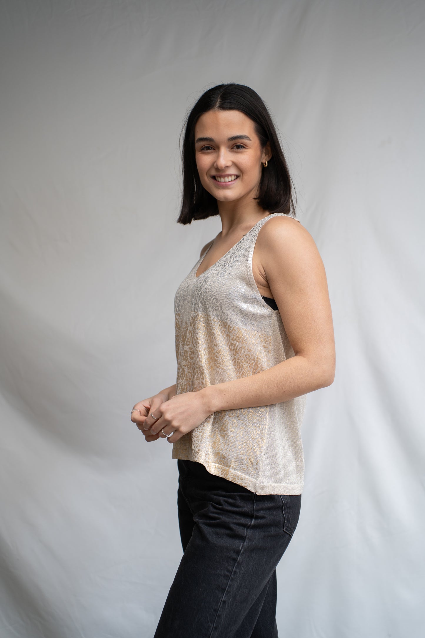 Polera Ross Beige Print-Polera-Picaflor