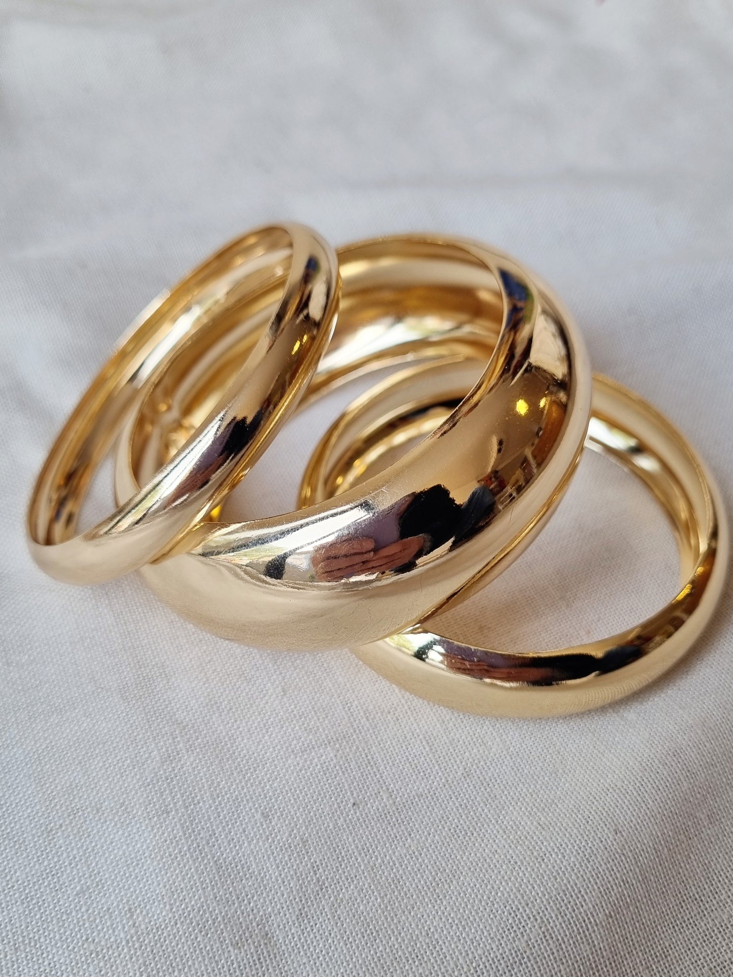 Set Brazalete Trio Dorado-Pulsera-Picaflor