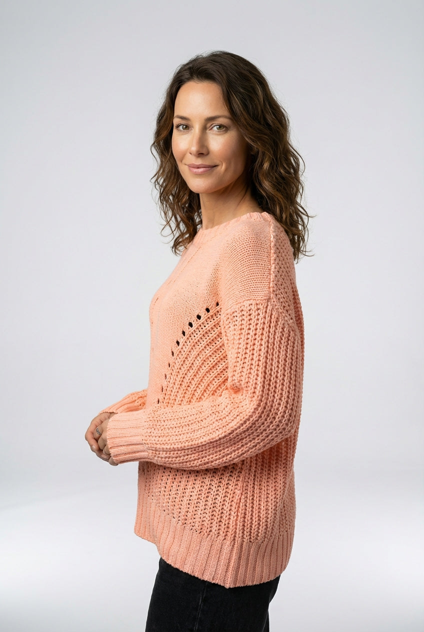 Sweater Libe Damasco Trenzado